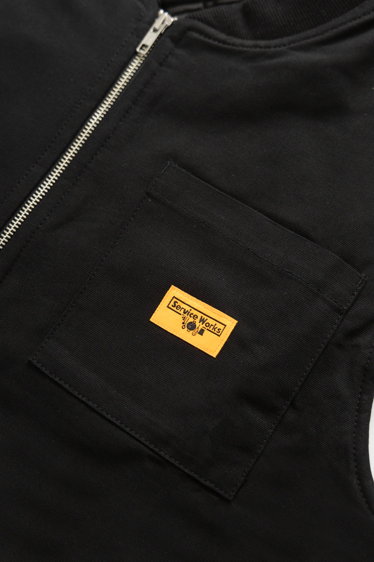 Service Works - Padded Work Vest Jacket - Black - Image 5