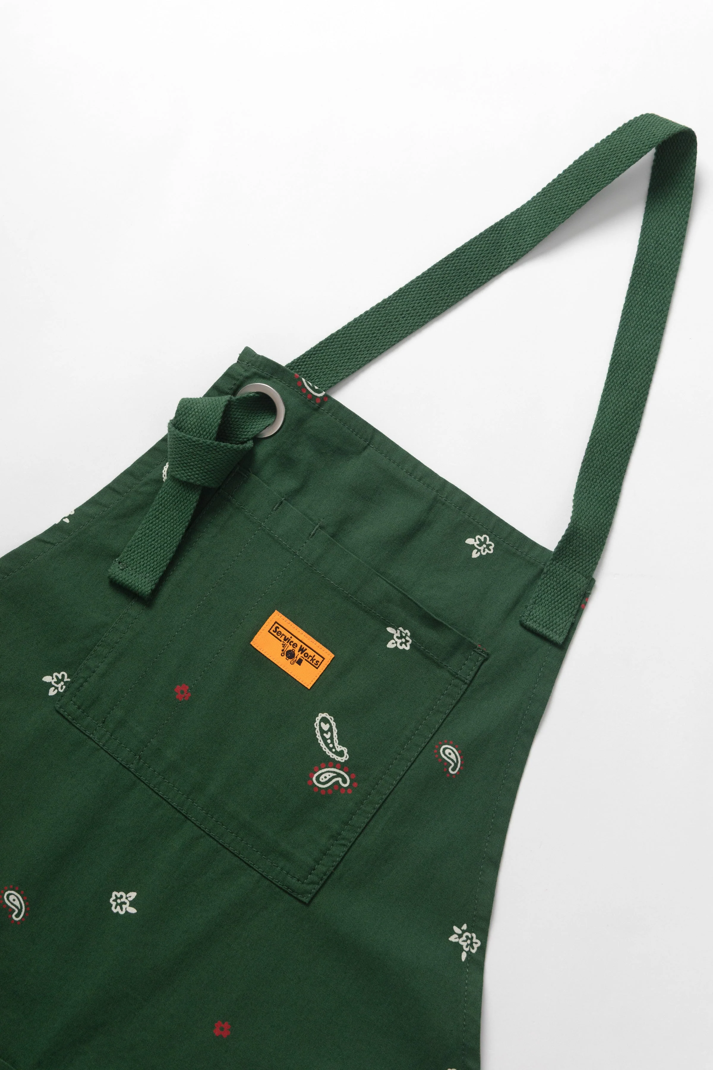 Service Works - Paisley Apron - Forest - Image 5