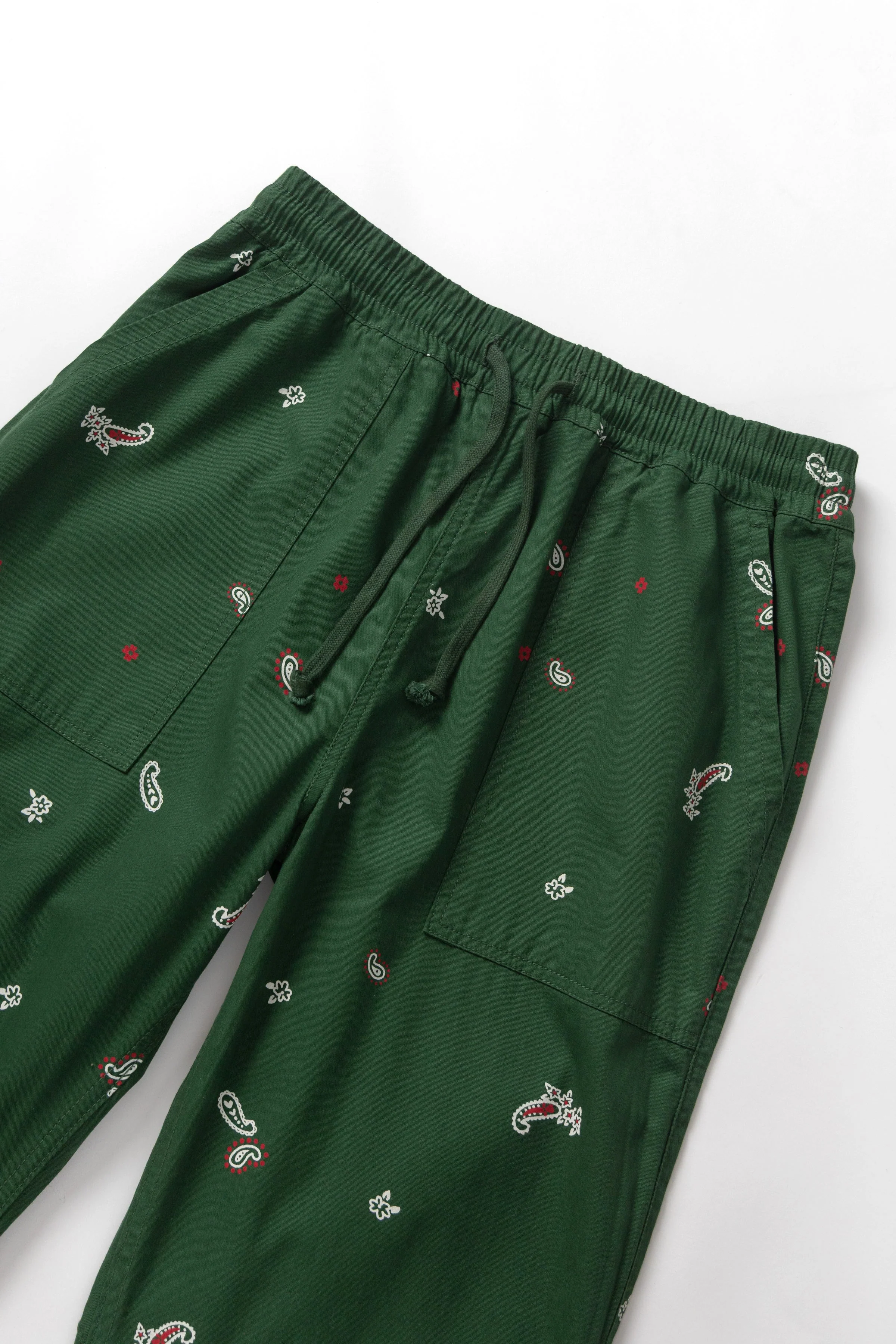 Service Works - Paisley Chef Pants - Forest - Image 2