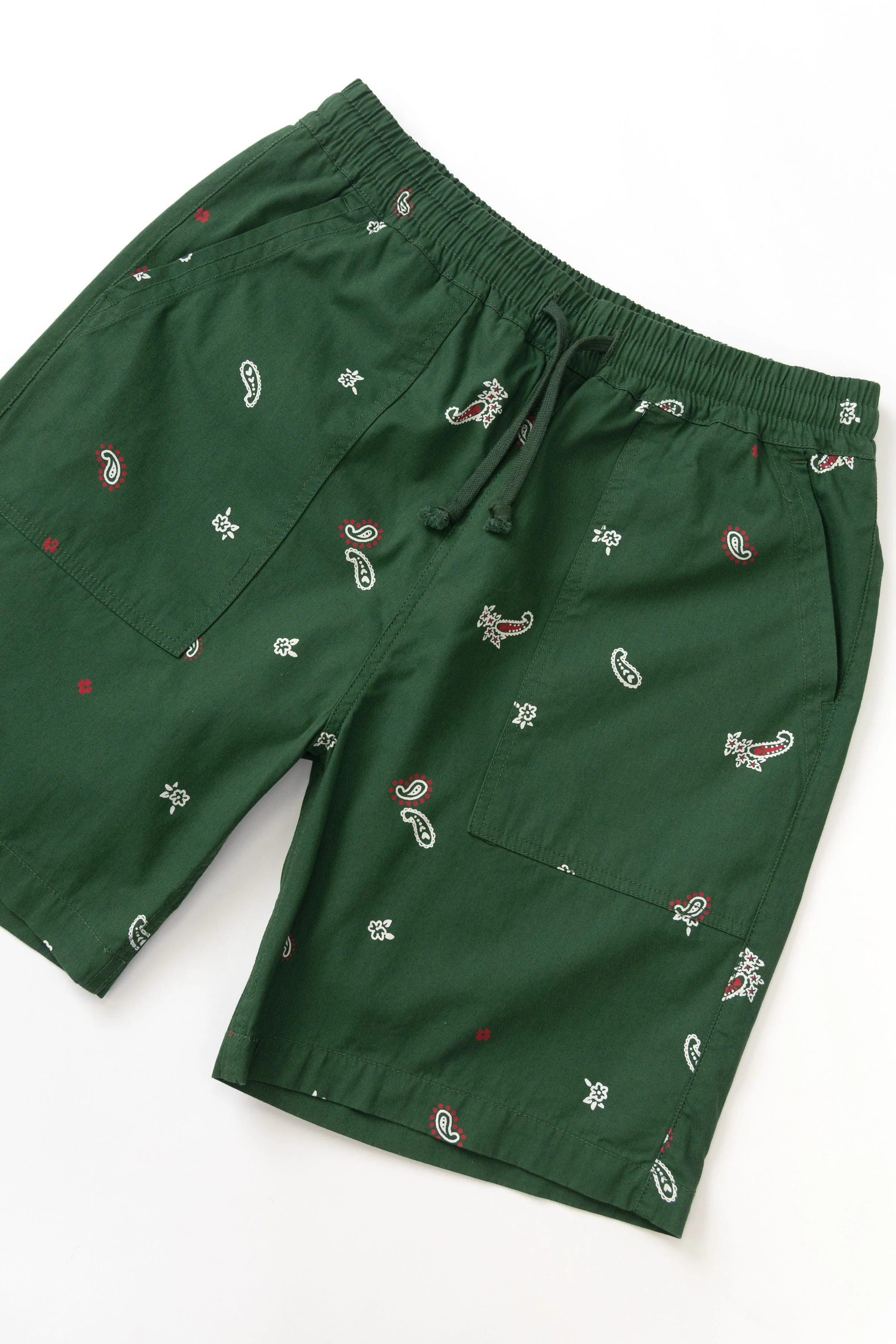 Service Works - Paisley Chef Shorts - Forest - Image 2