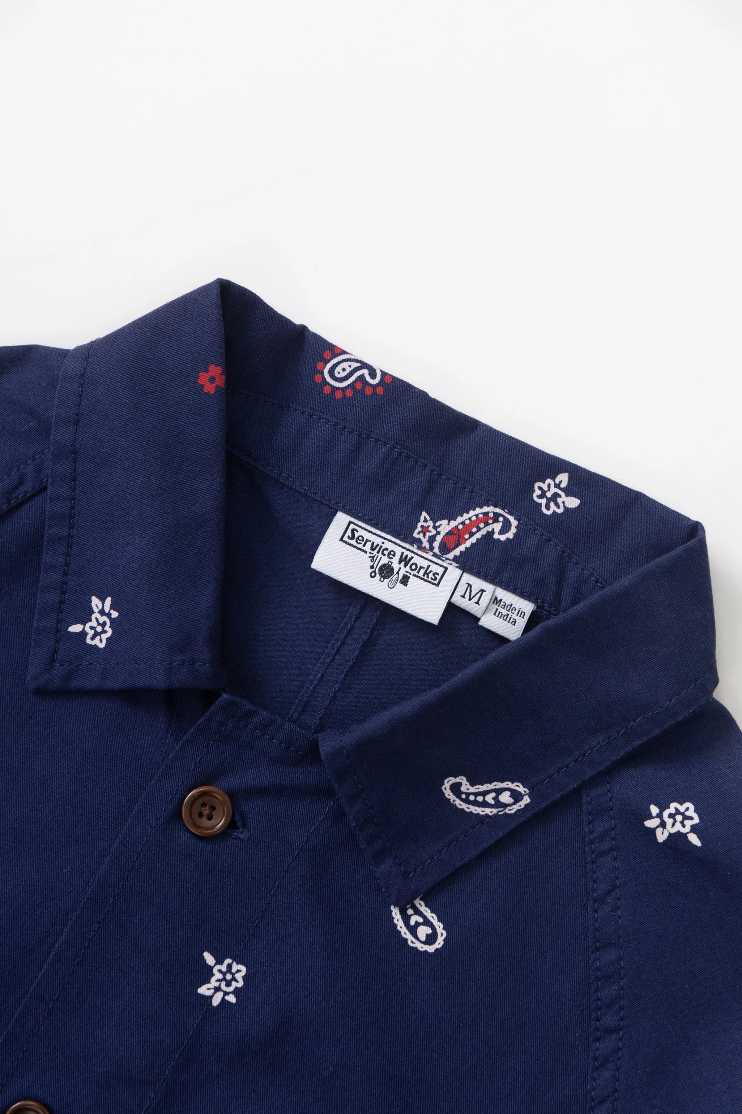 Service Works - Paisley Front Of House Jacket - Royal - Image 6