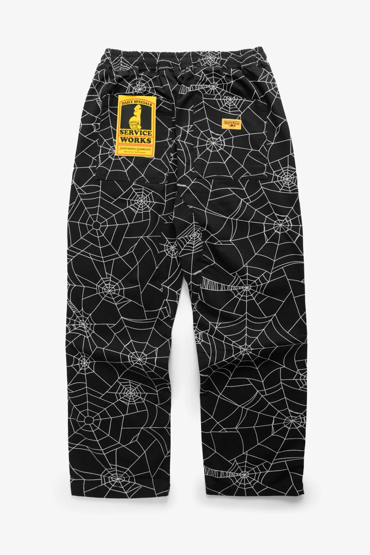 Service Works - Patterned Chef Pants - Black Web - Image 2