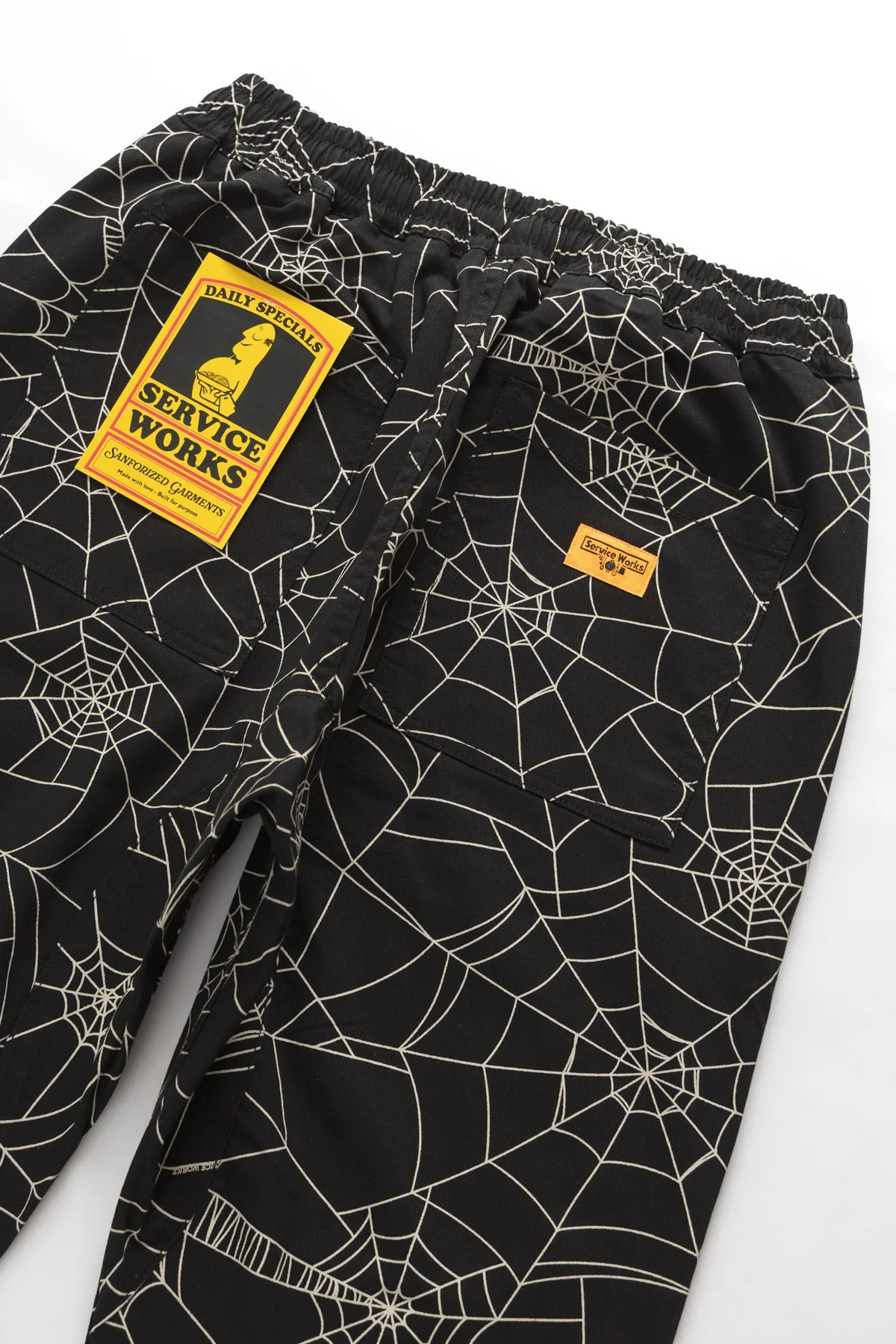 Service Works - Patterned Chef Pants - Black Web - Image 5