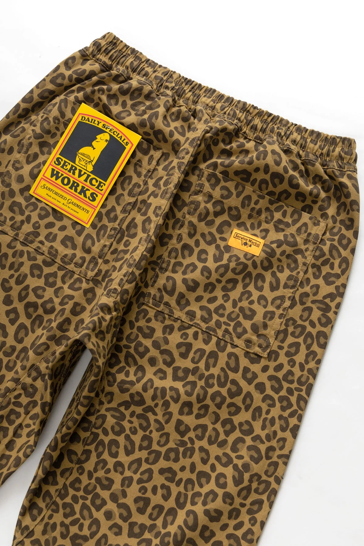 Service Works - Patterned Chef Pants - Brown Leopard - Image 5