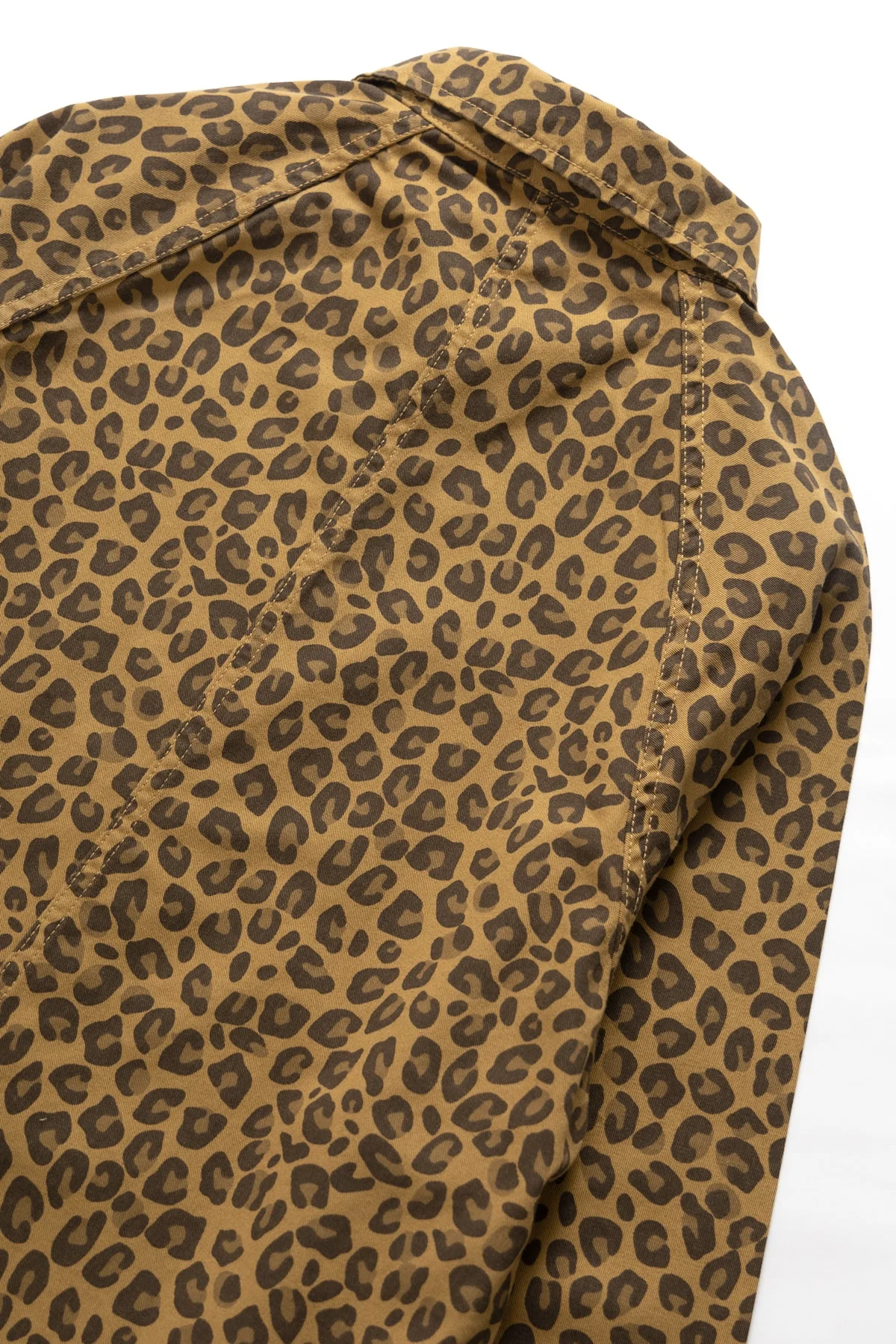 Service Works - Patterned Front Of House Jacket - Brown Leopard - Image 7