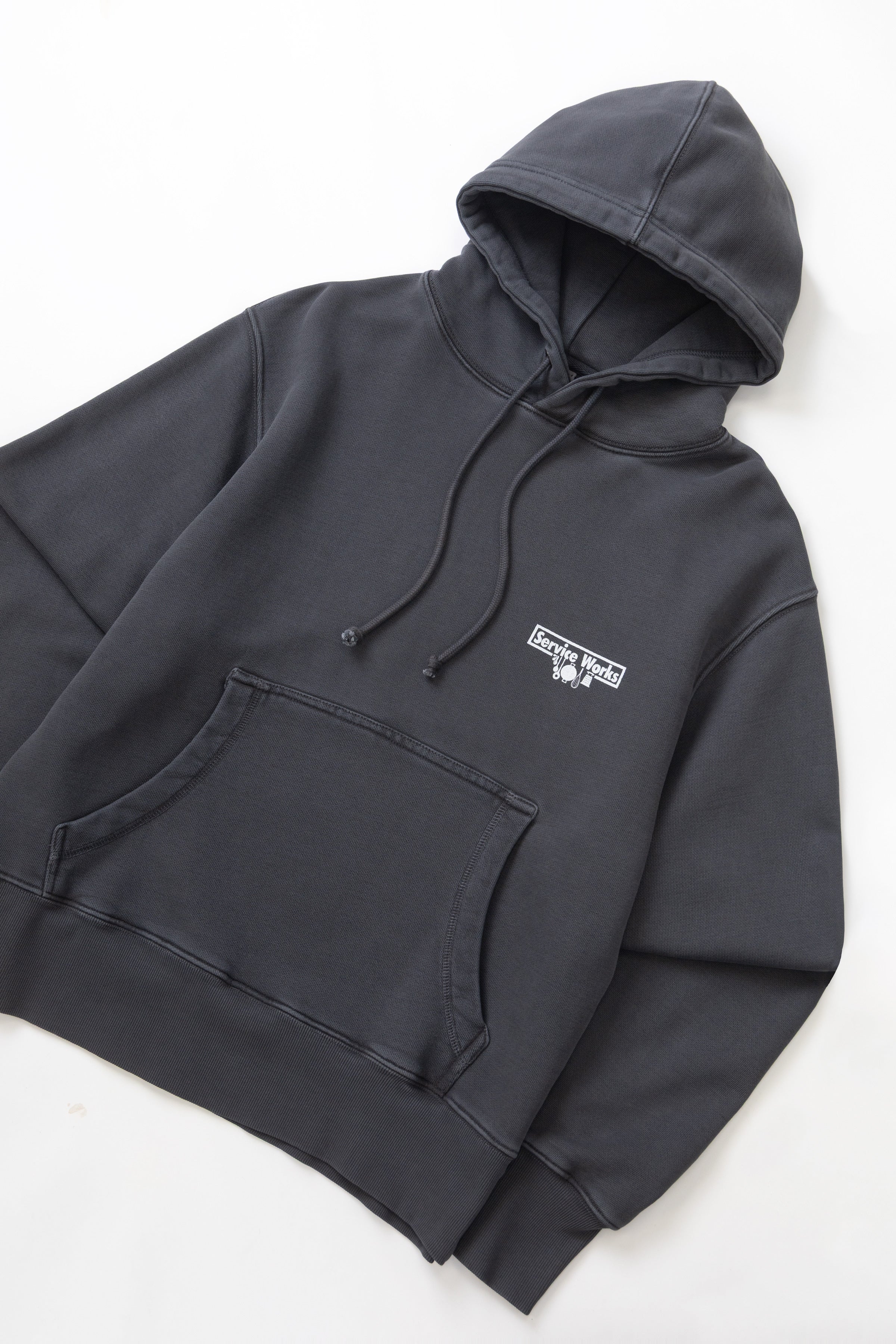 Service Works - Loopback Hoodie - Black - Image 2