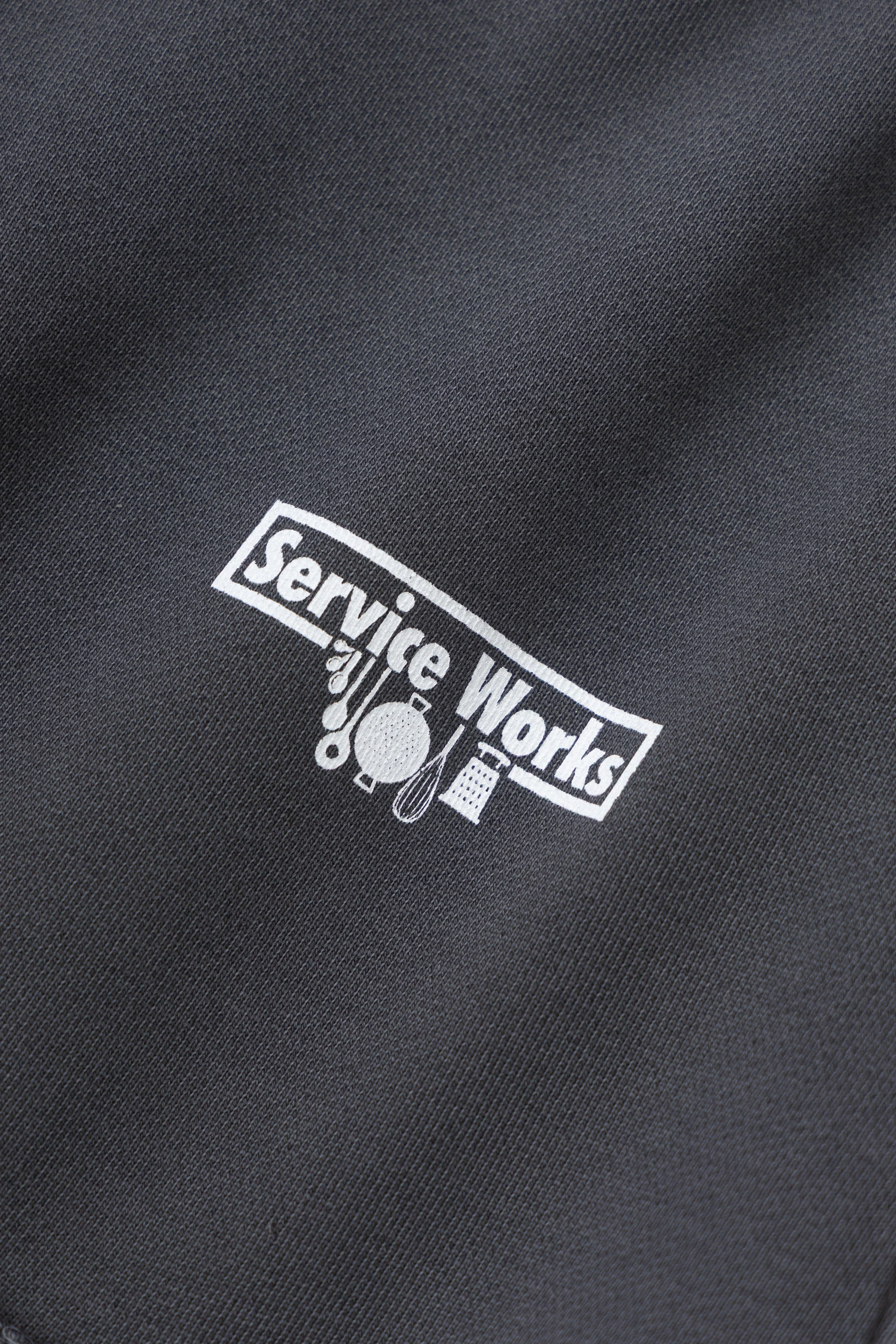 Service Works - Loopback Hoodie - Black - Image 4