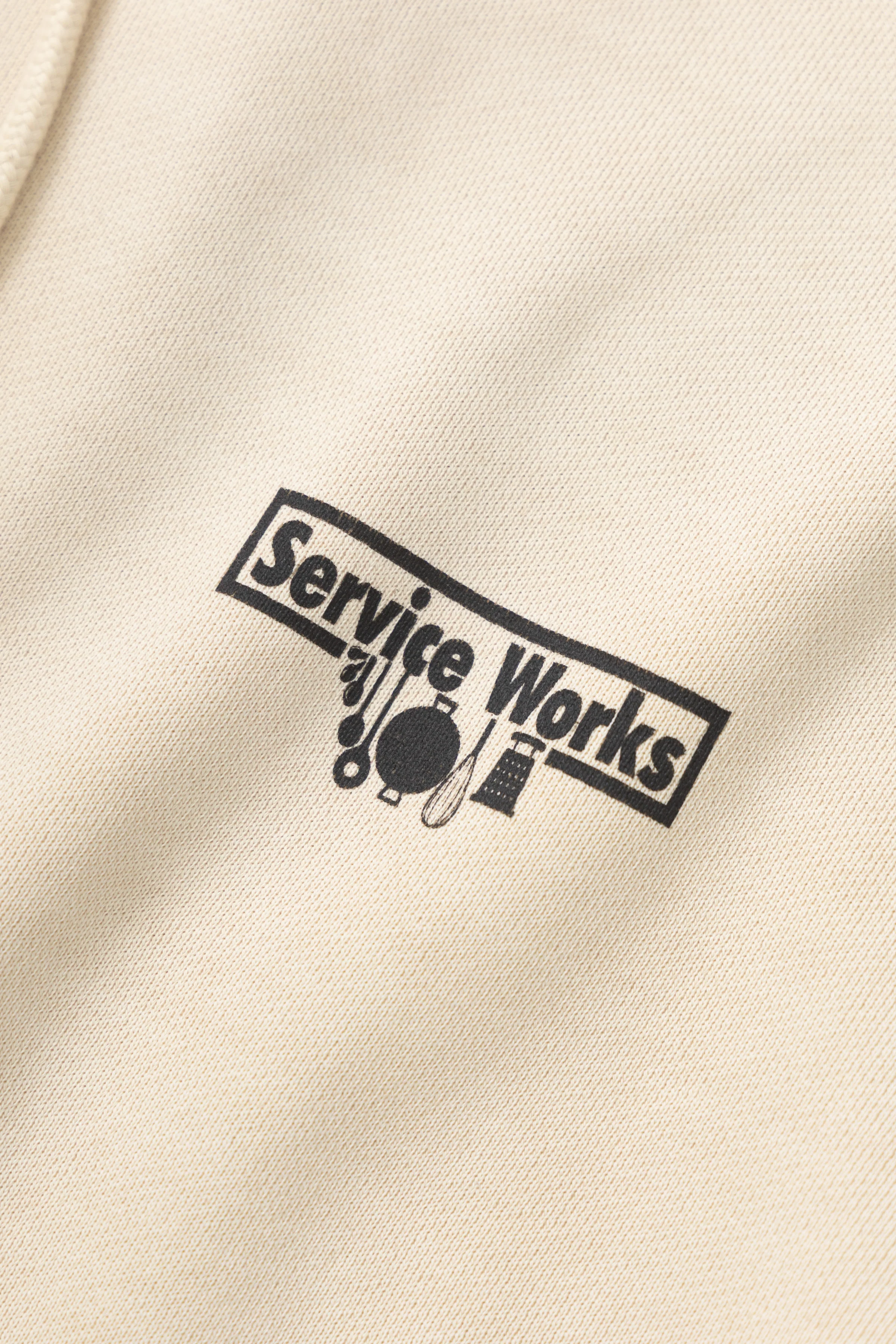 Service Works - Loopback Hoodie - Natural - Image 4