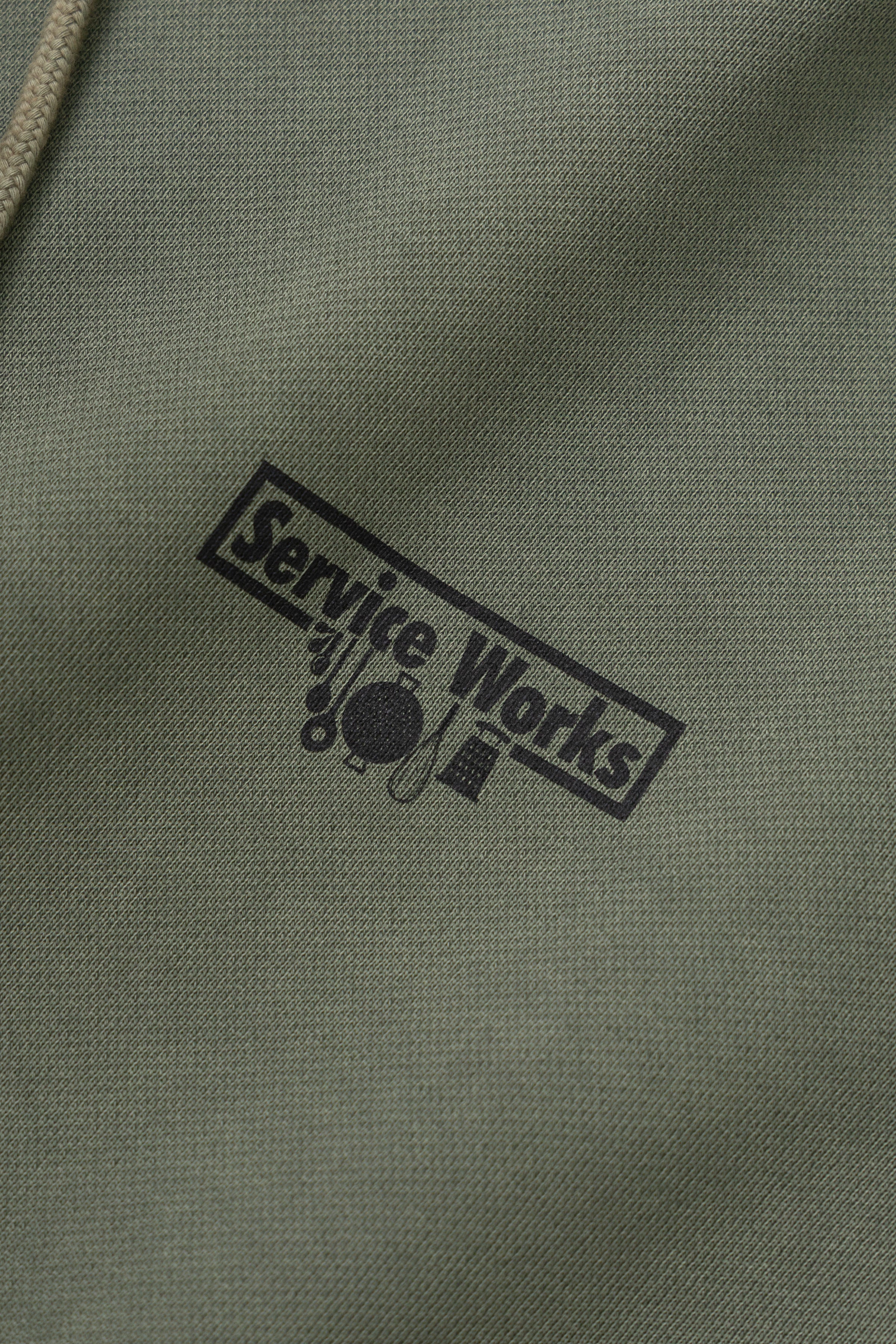 Service Works - Loopback Hoodie - Olive - Image 2