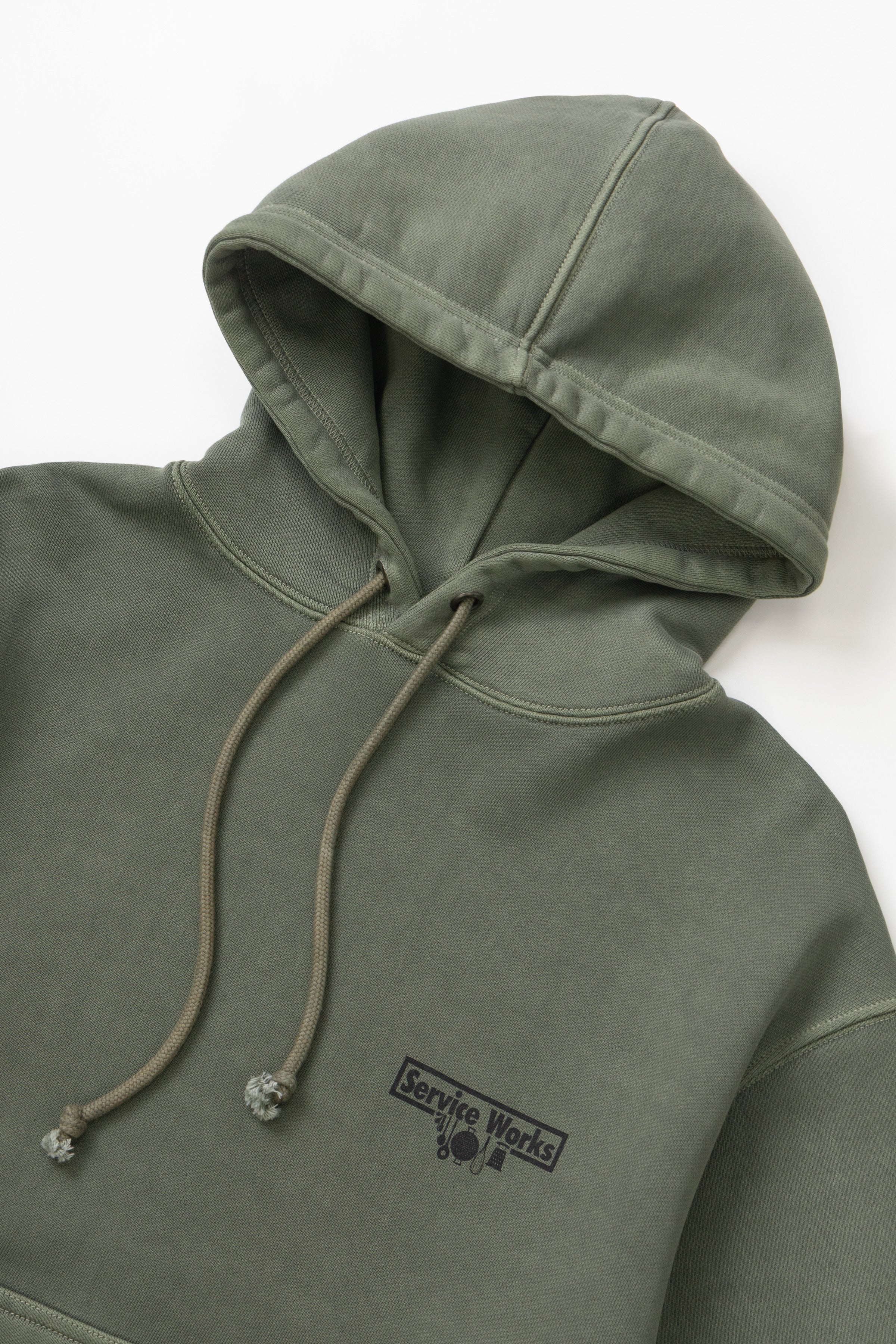 Service Works - Loopback Hoodie - Olive - Image 4