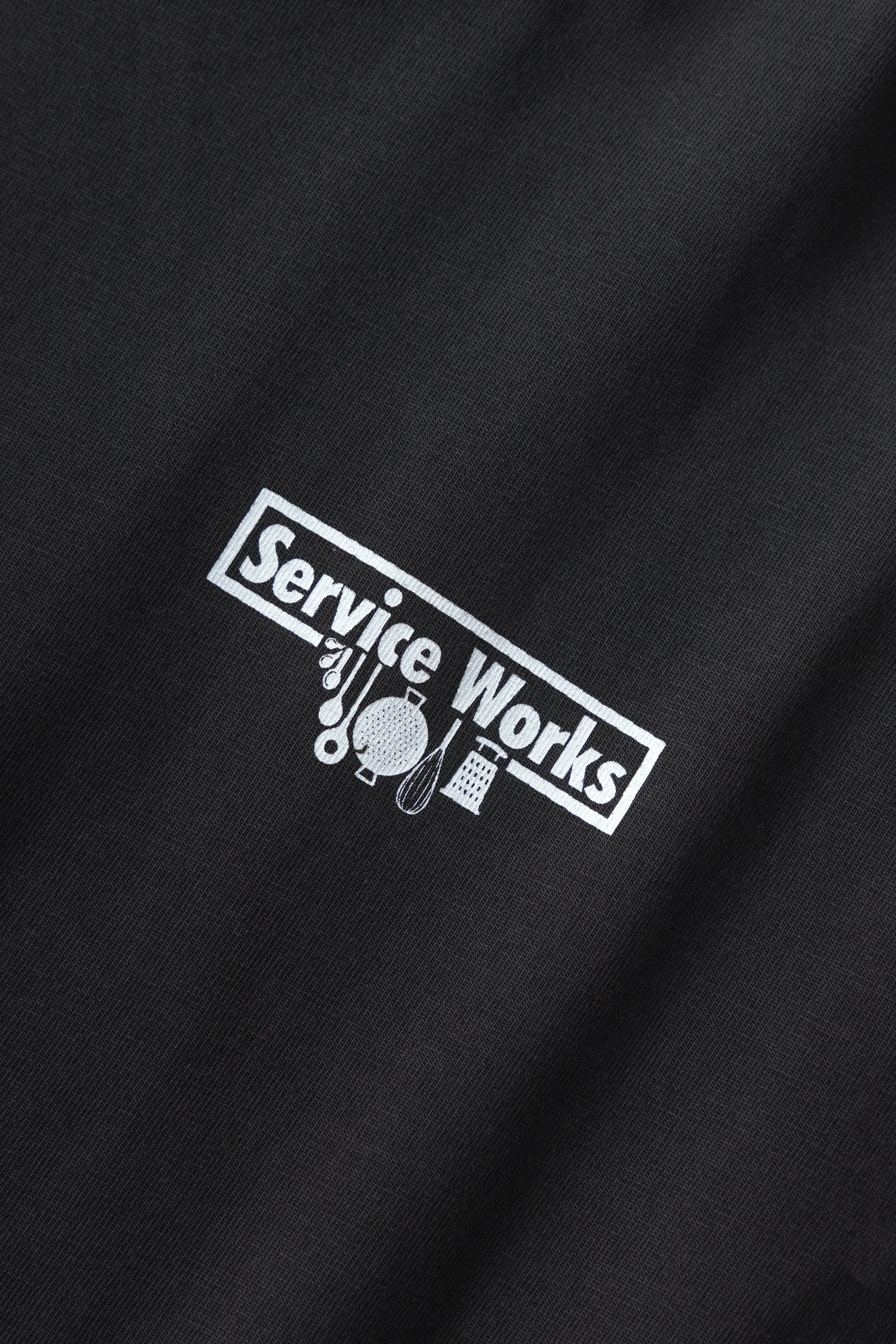 Service Works - Pigment Dyed Trademark Tee - Black - Image 2