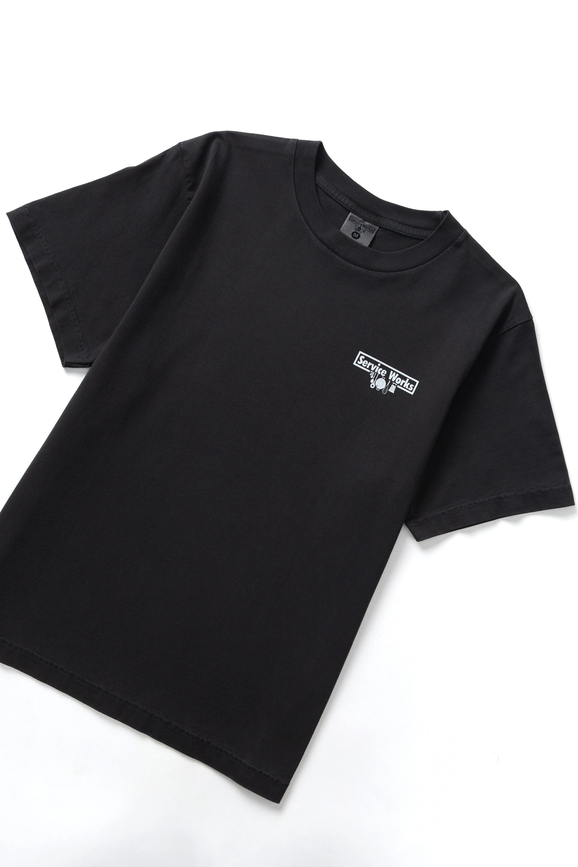 Service Works - Pigment Dyed Trademark Tee - Black - Image 3