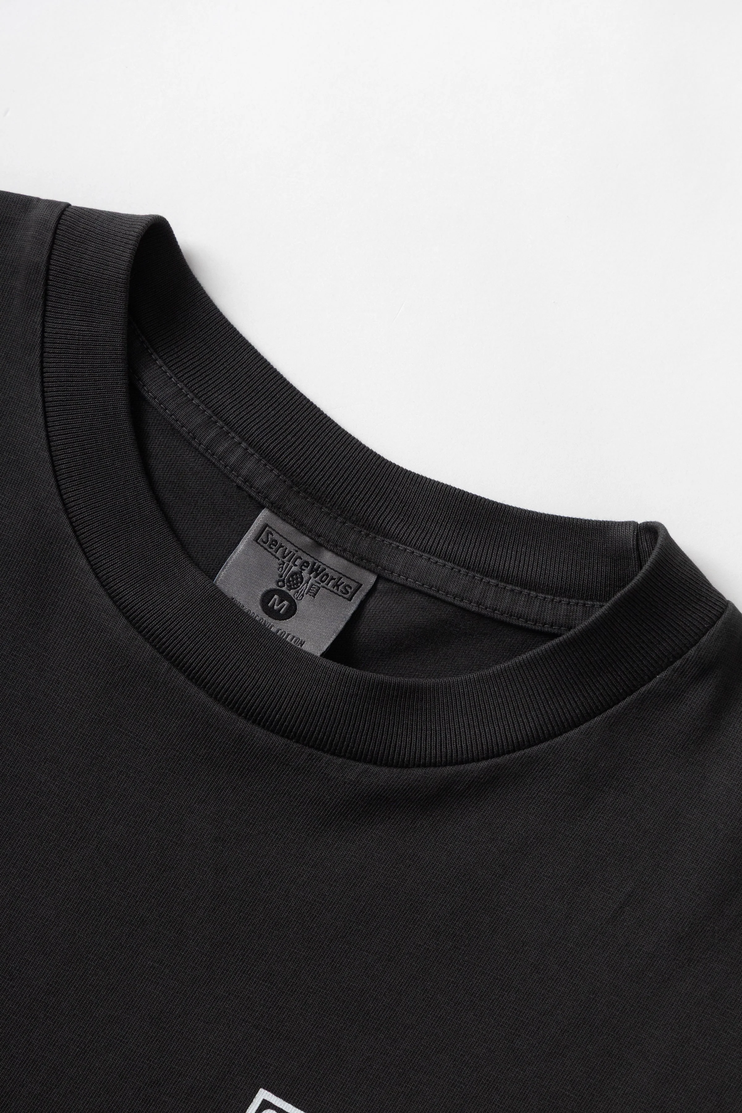 Service Works - Pigment Dyed Trademark Tee - Black - Image 4