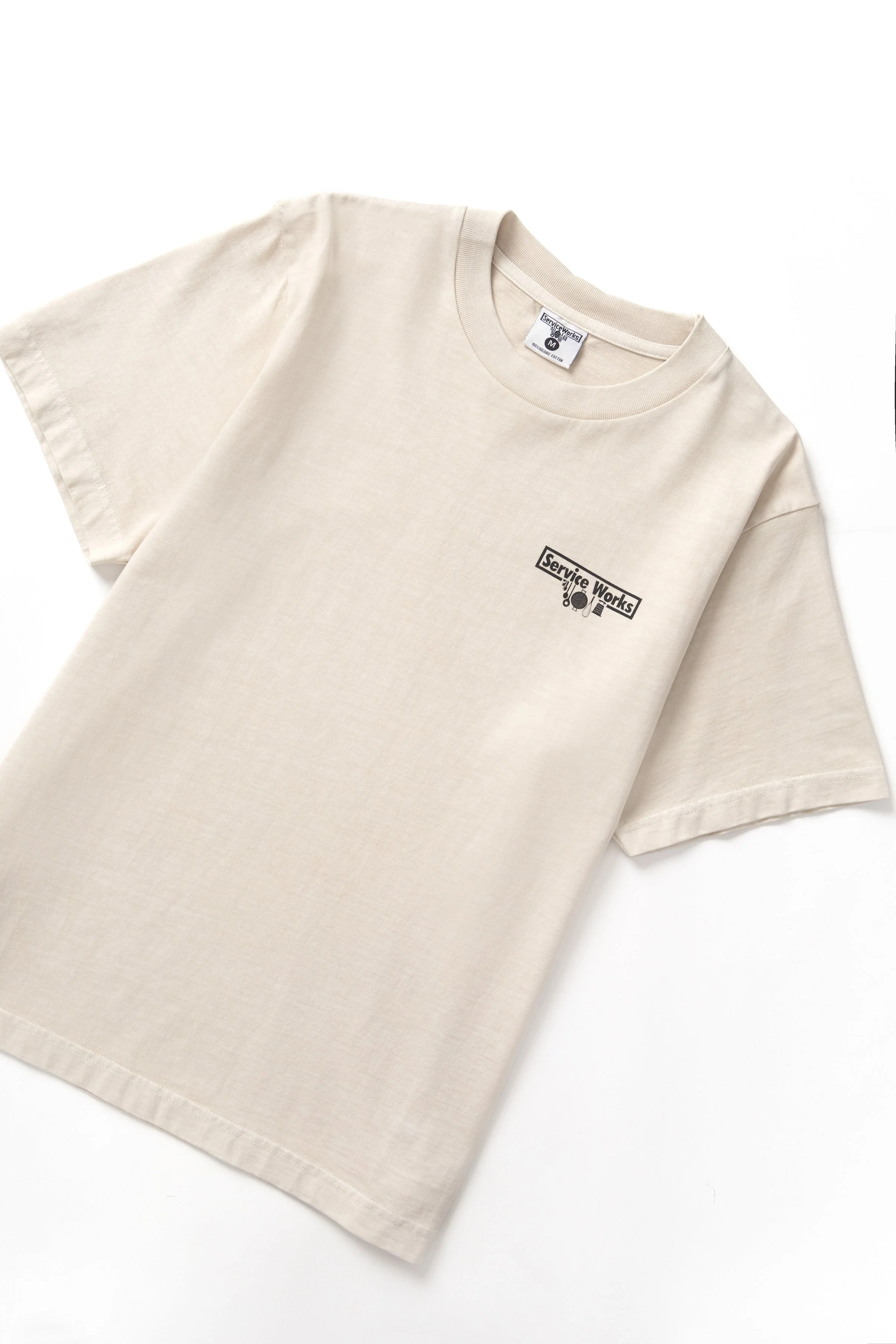 Service Works - Pigment Dyed Trademark Tee - Natural - Image 3
