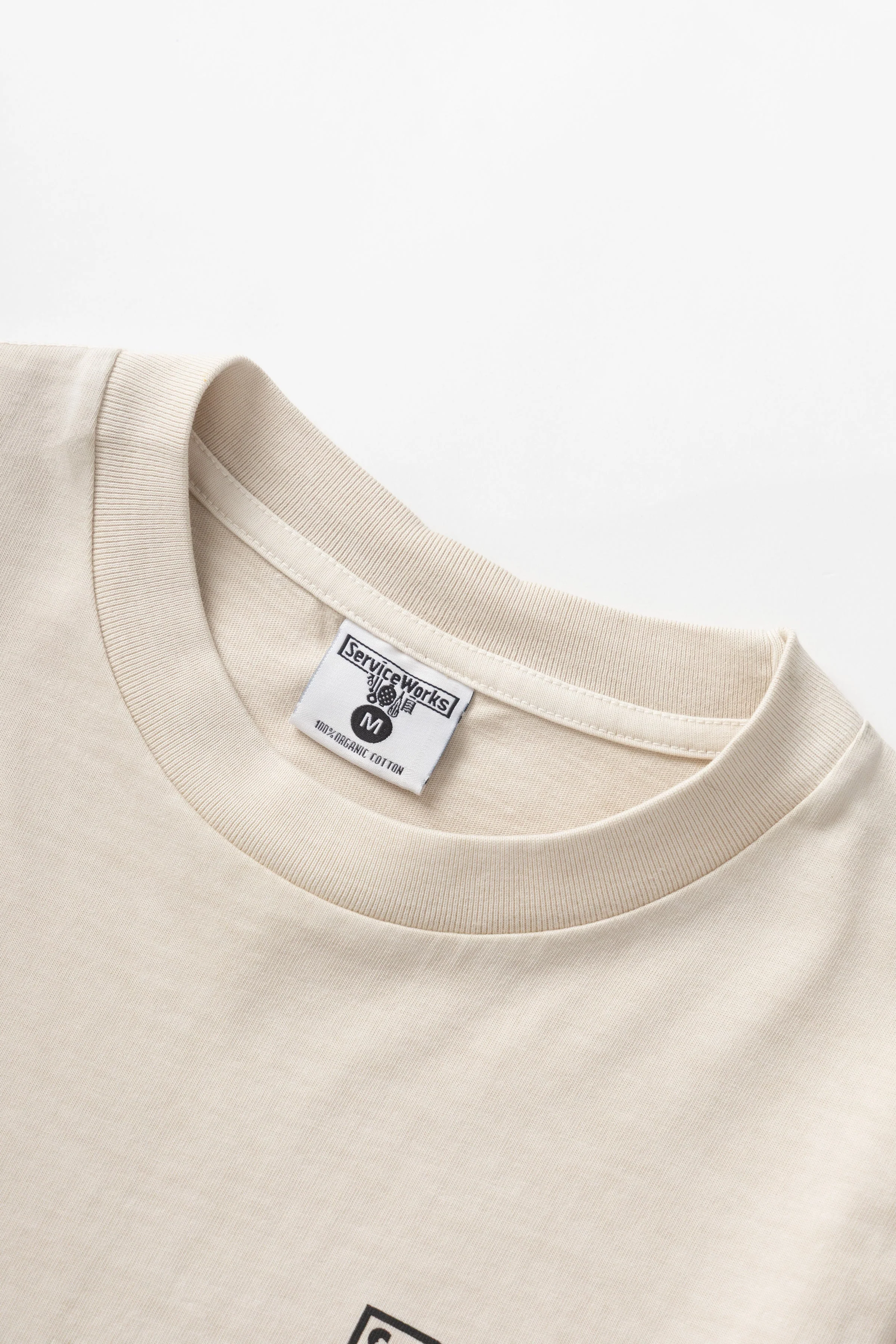 Service Works - Pigment Dyed Trademark Tee - Natural - Image 4