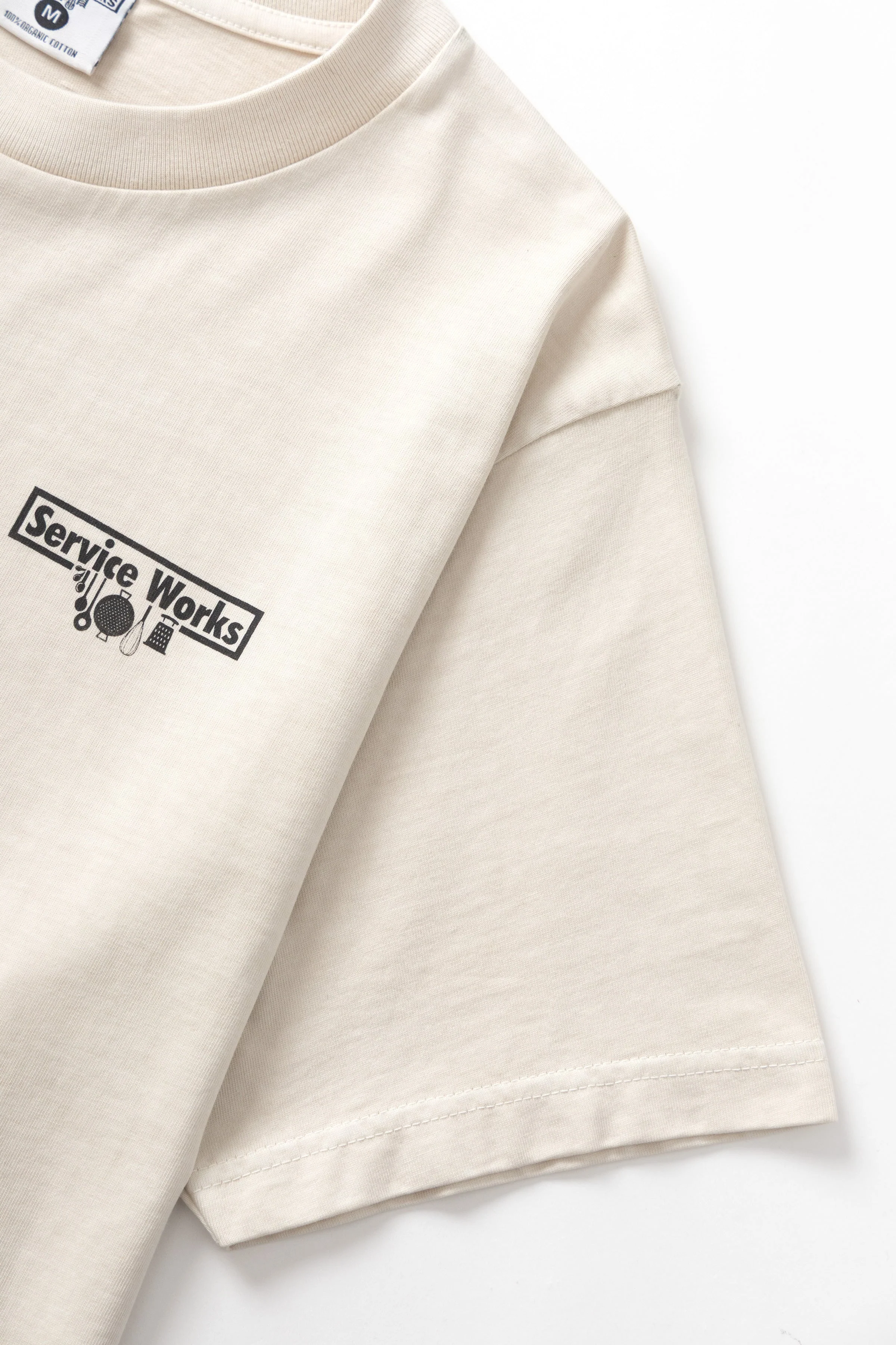Service Works - Pigment Dyed Trademark Tee - Natural - Image 5