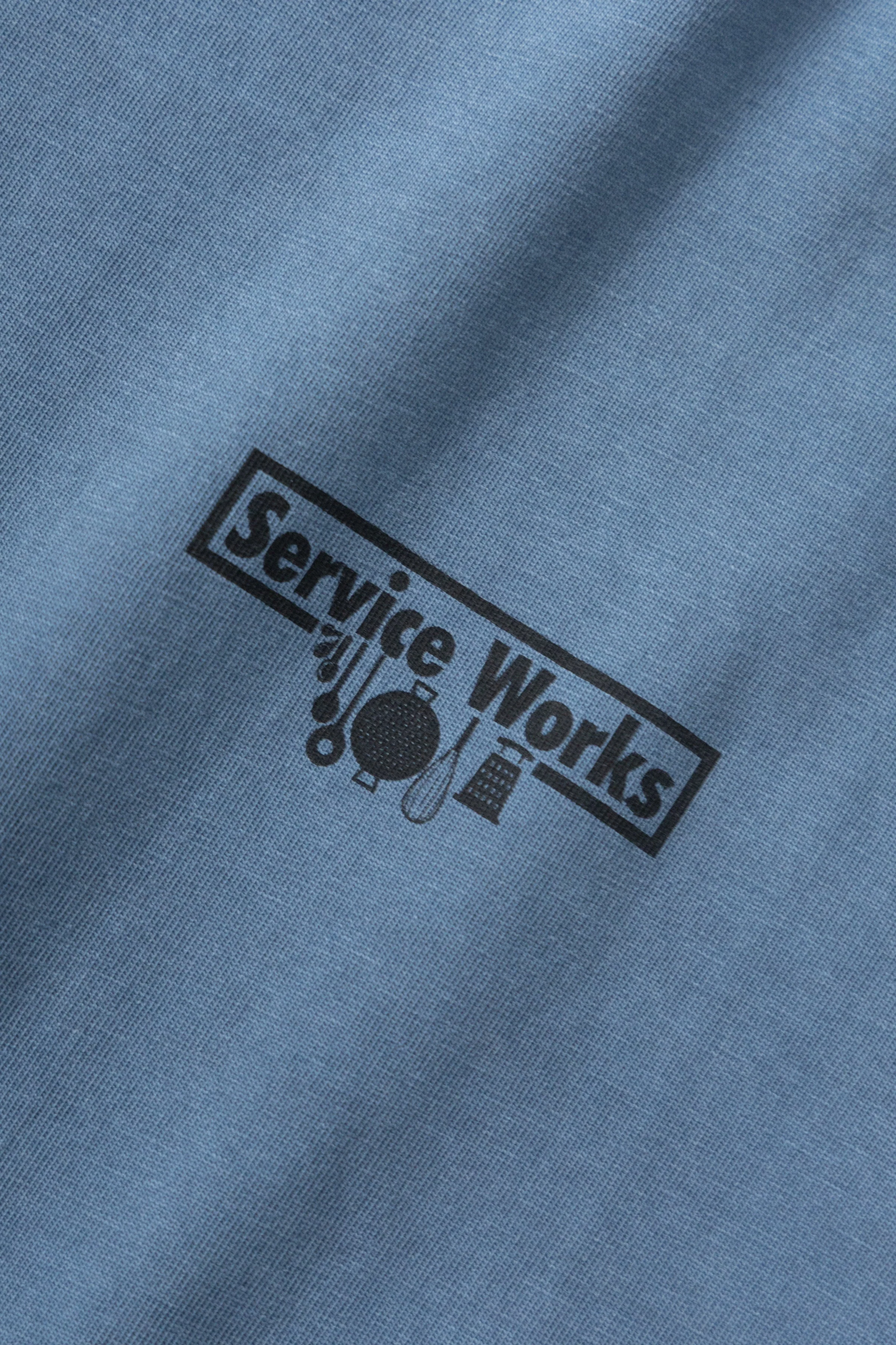 Service Works - Pigment Dyed Trademark Tee - Slate - Image 2
