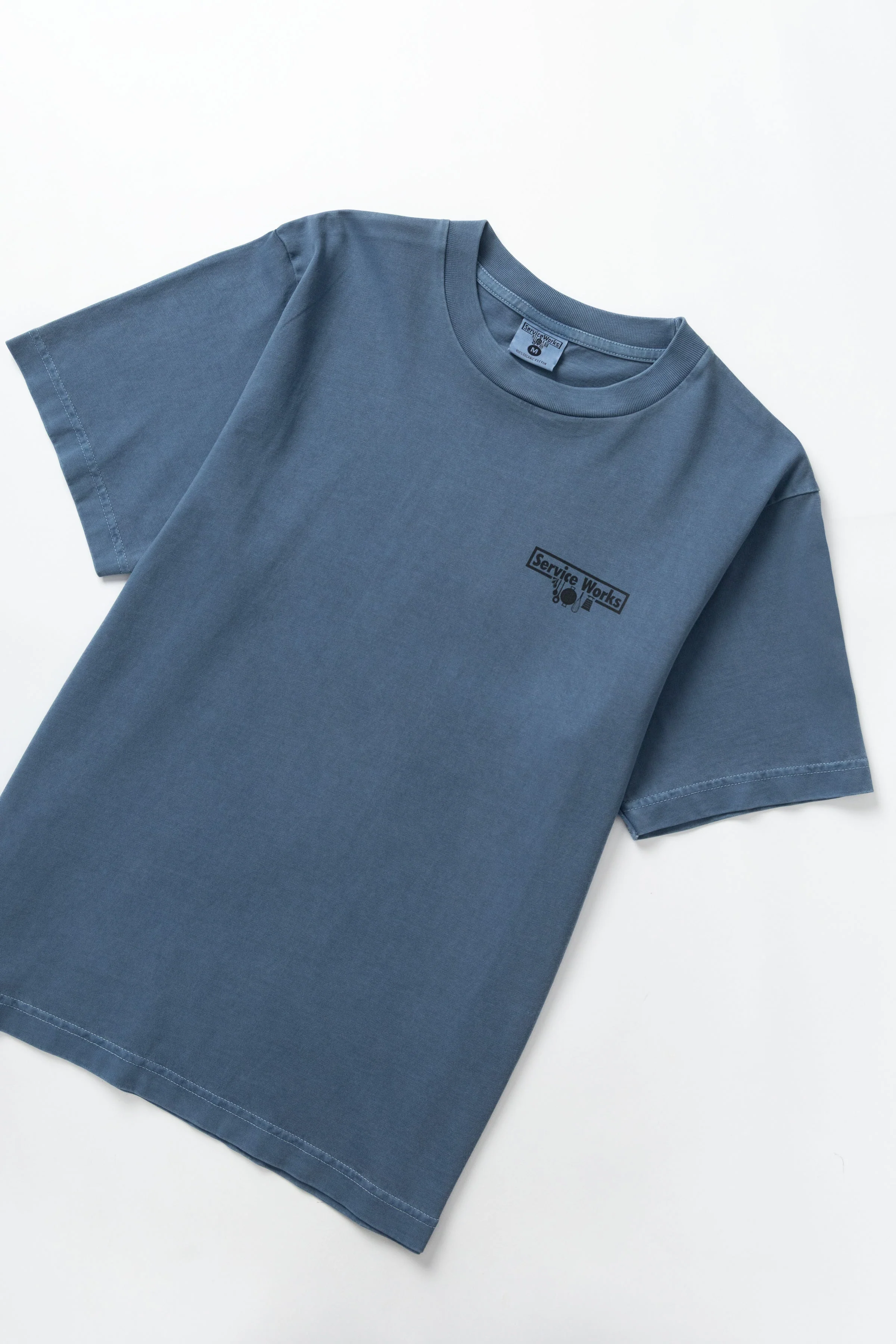 Service Works - Pigment Dyed Trademark Tee - Slate - Image 3