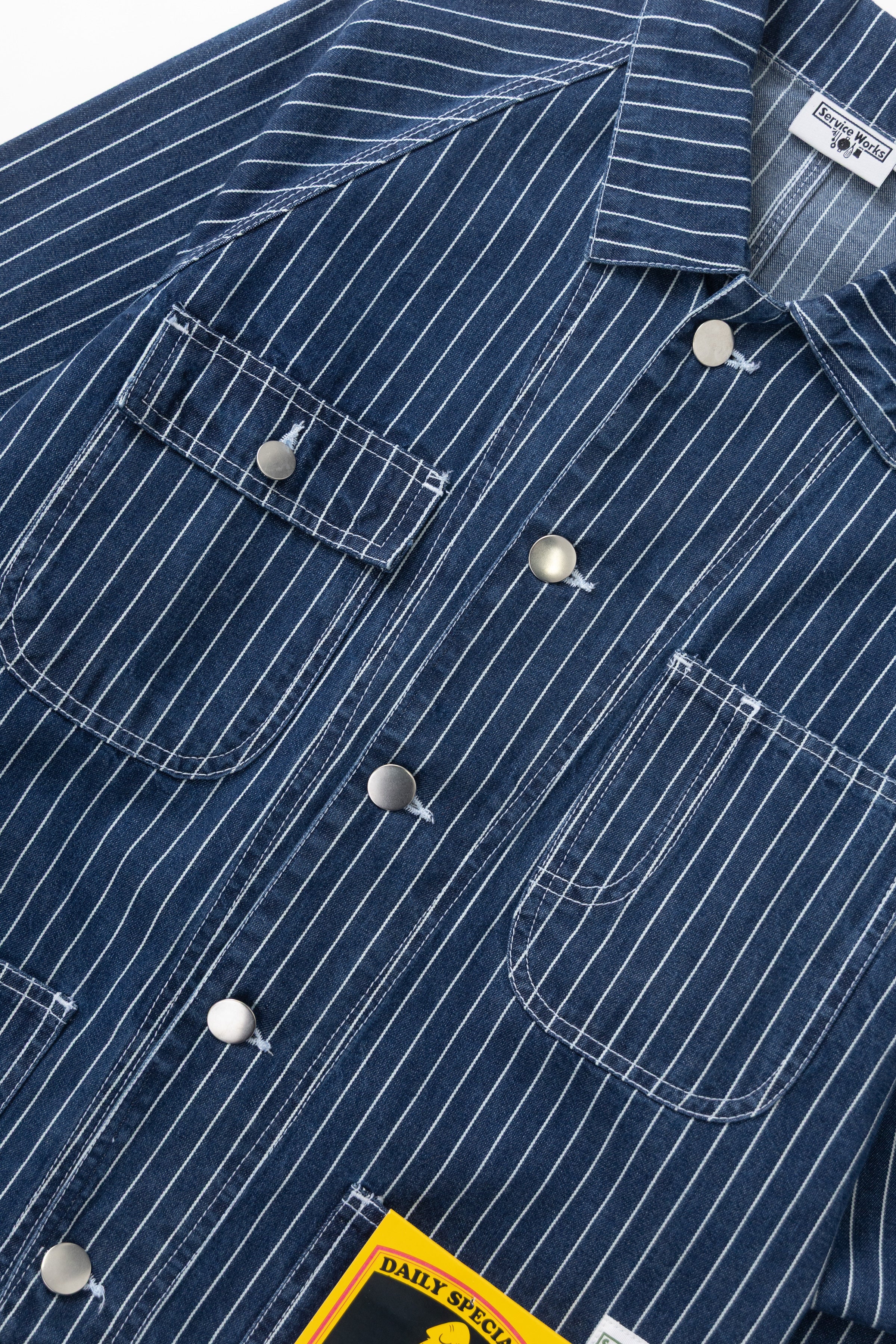 Service Works - Pinstripe Denim Coverall 2.0 - Indigo - Image 5