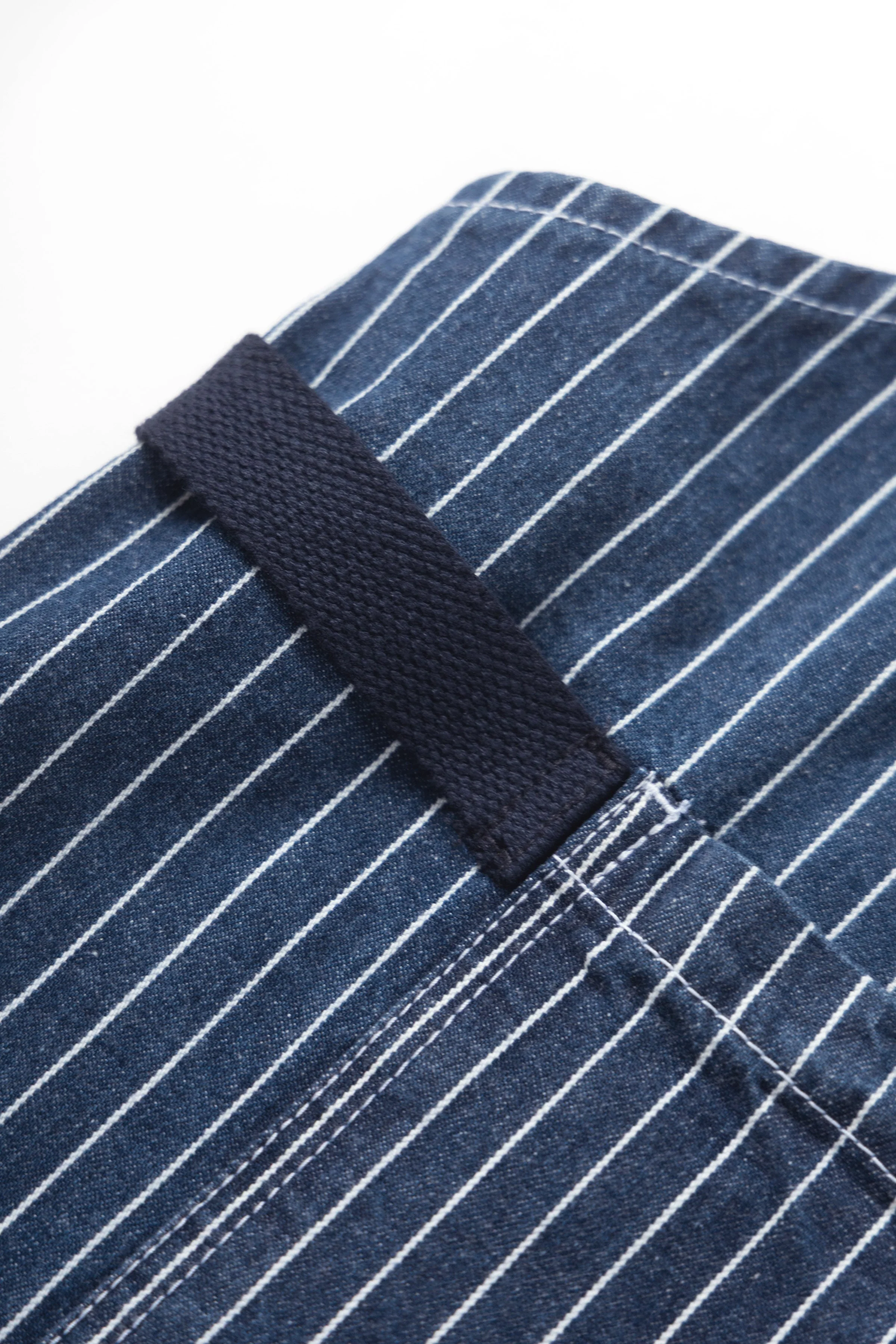 Service Works - Pinstripe Denim Apron - Indigo - Image 6