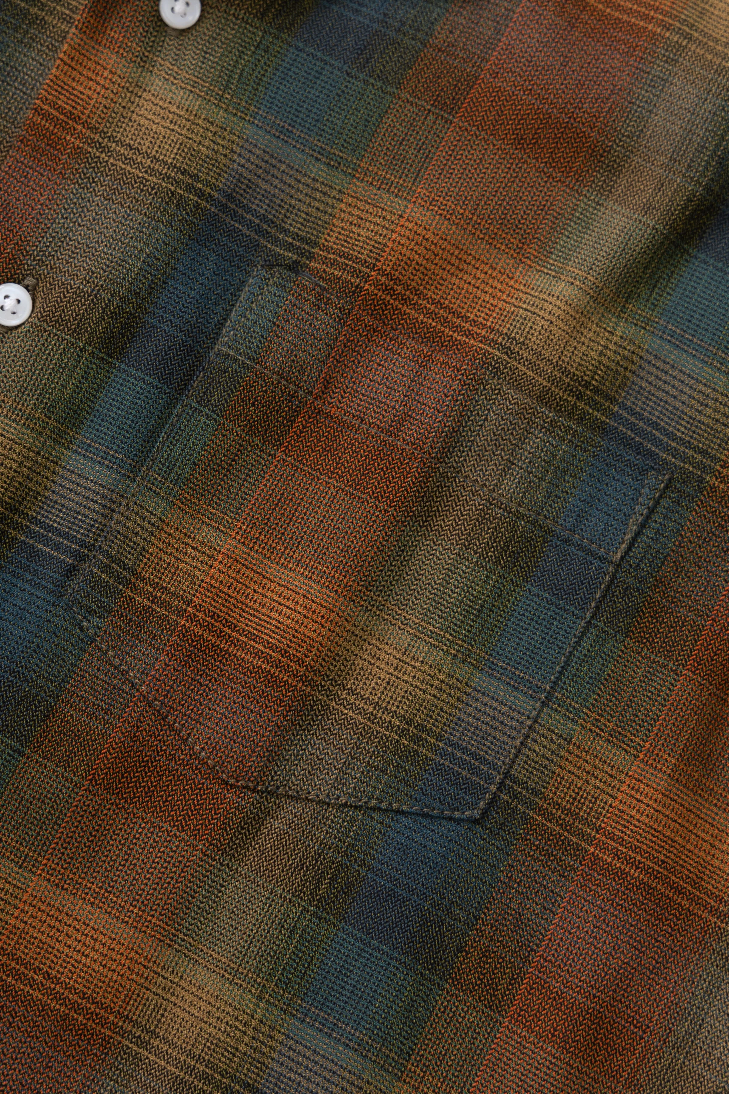 Service Works - Plaid Resort Shirt - Brown - Image 4