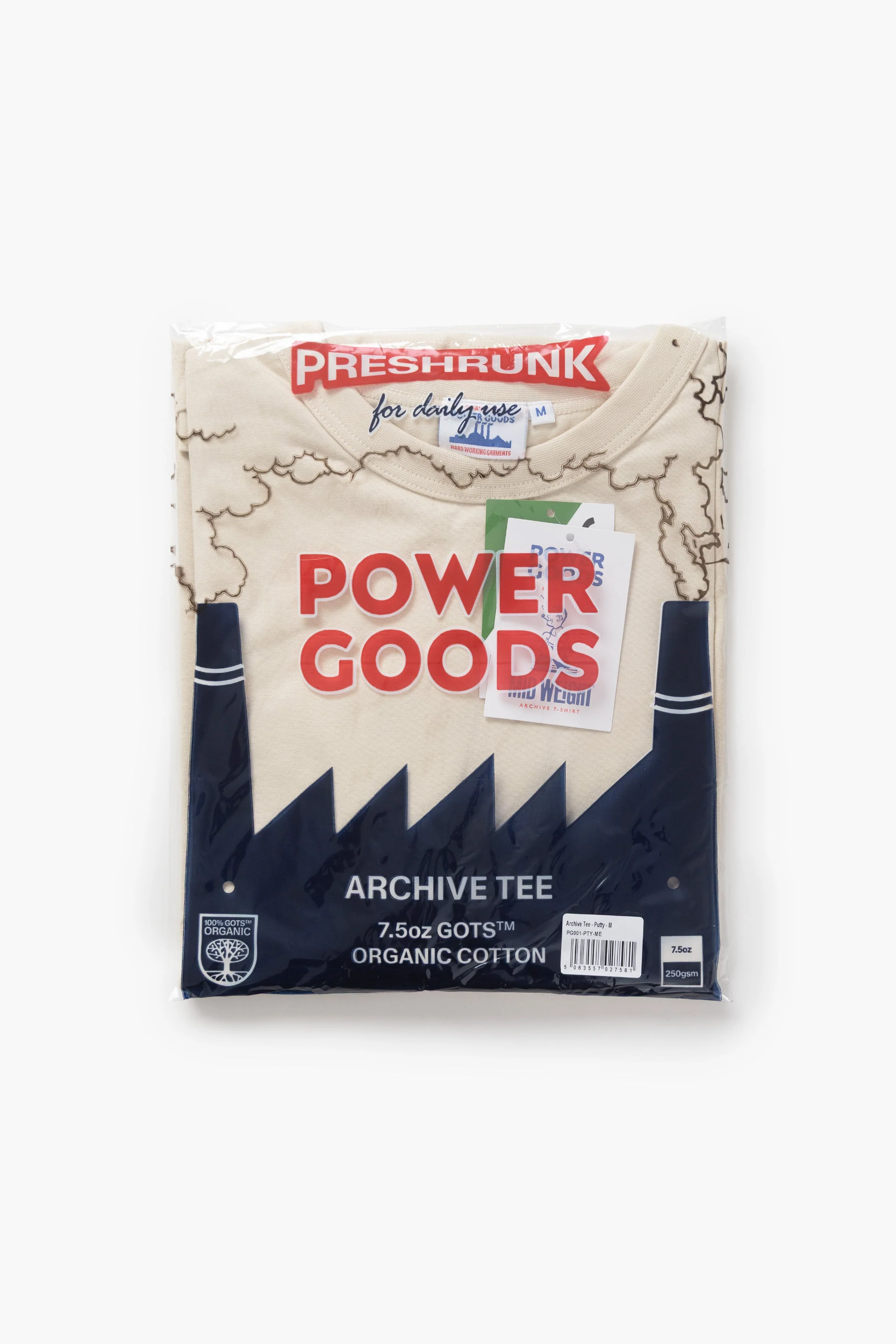 Power Goods - Archive T-Shirt - Putty - Image 6