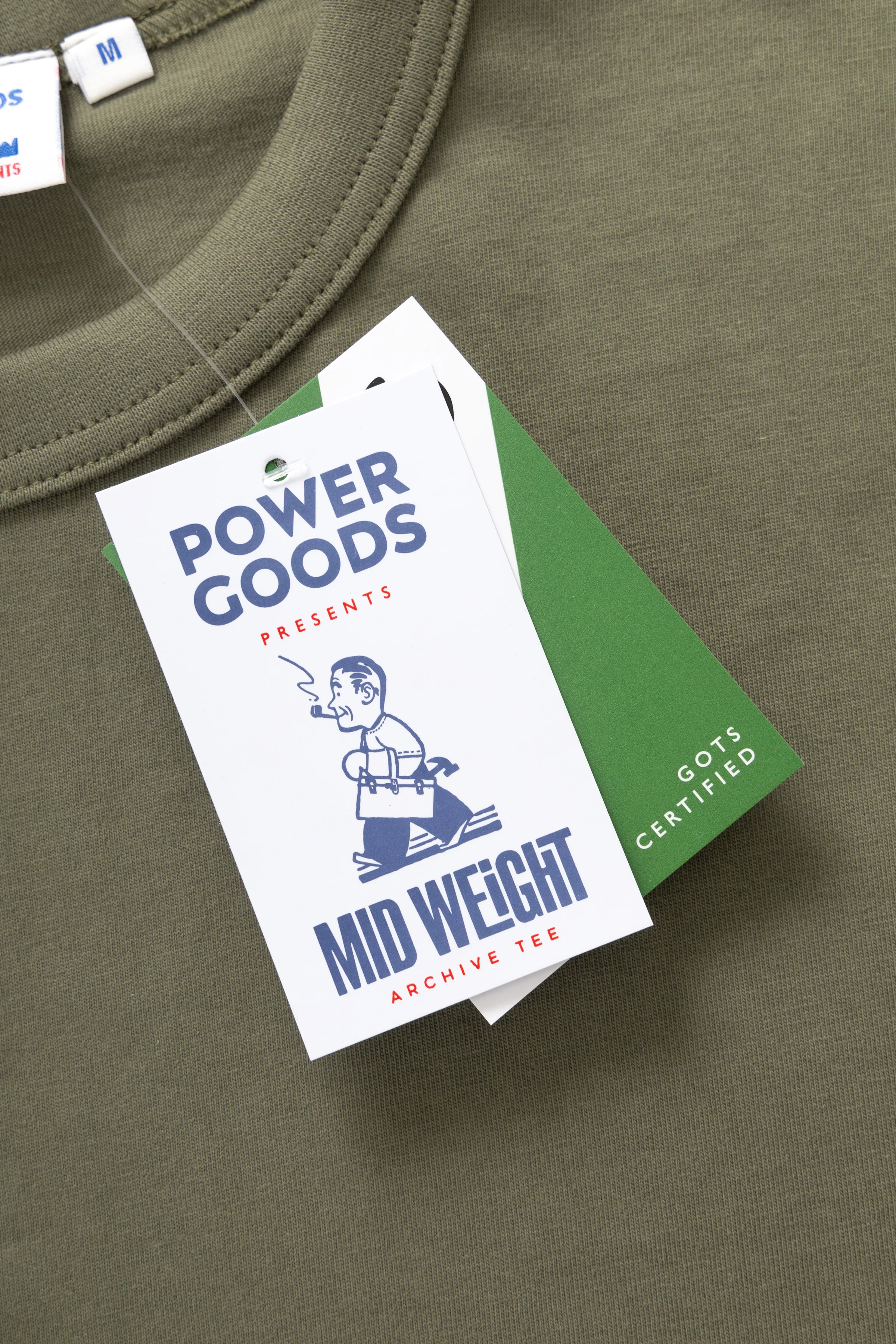 Power Goods - Archive T-Shirt Two Pack - Olive - Image 3