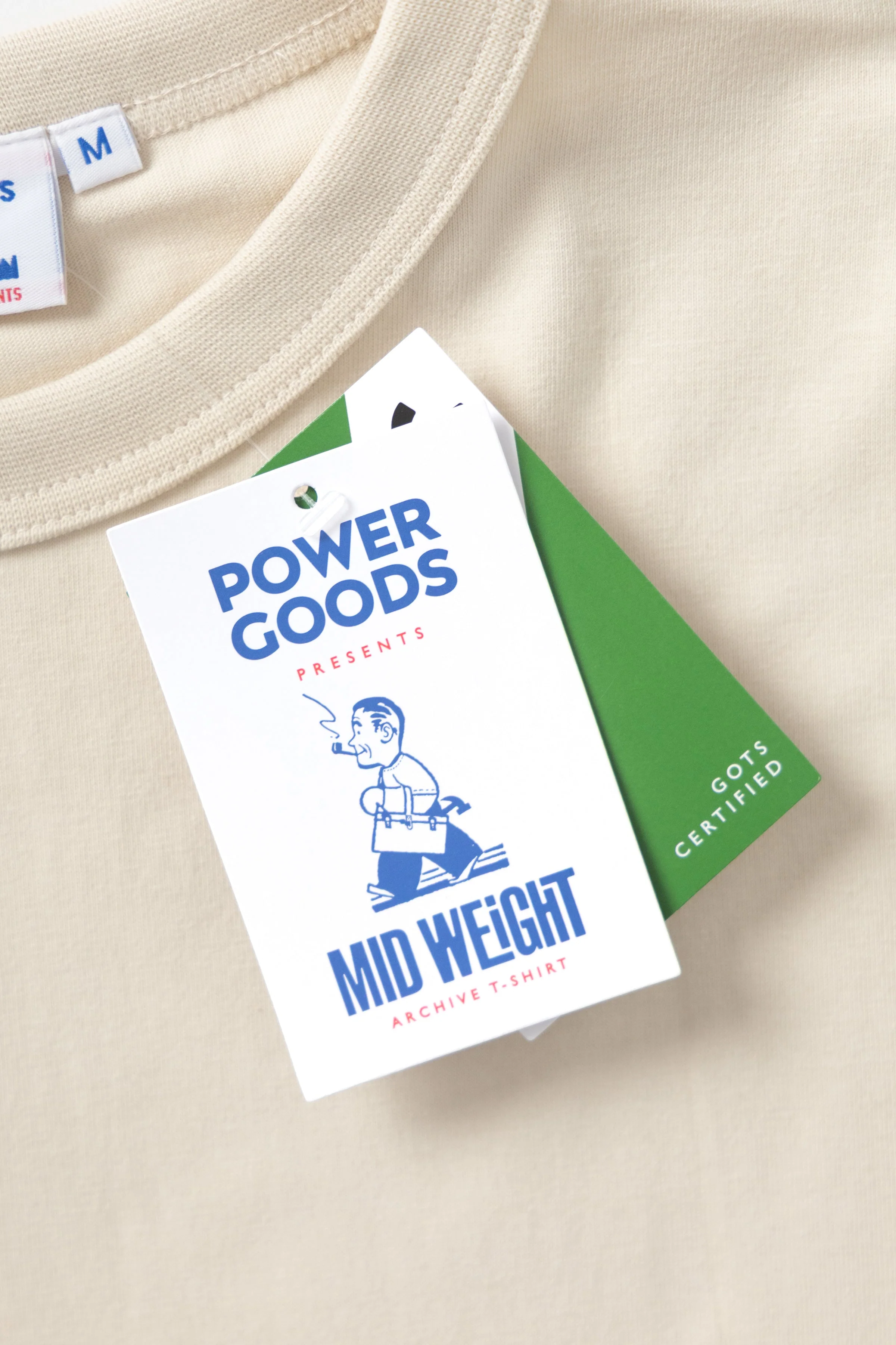 Power Goods - Archive T-Shirt Two Pack - Putty - Image 2