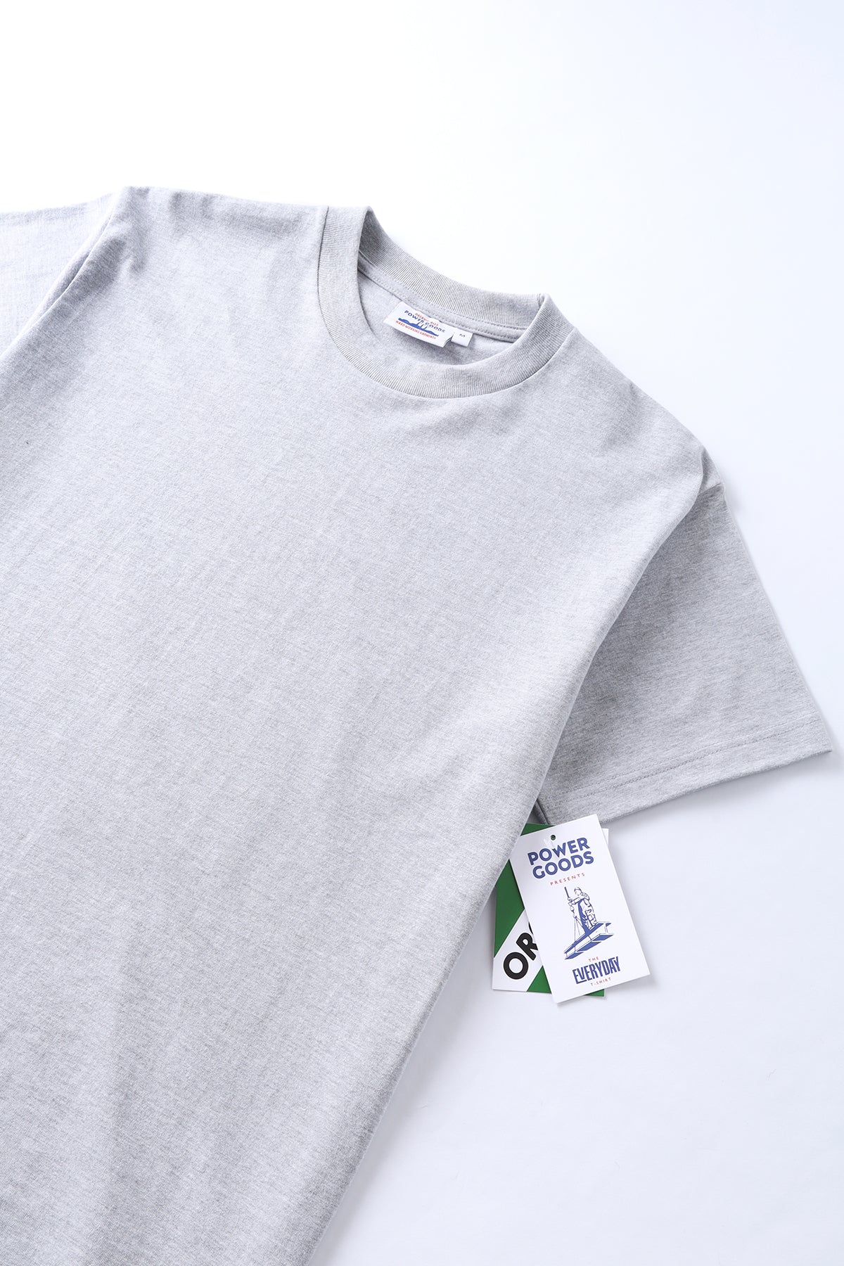 Power Goods - Everyday Tee - Heather Grey - Image 2
