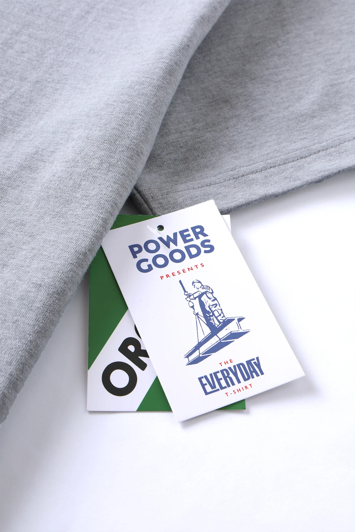 Power Goods - Everyday Tee - Heather Grey - Image 4