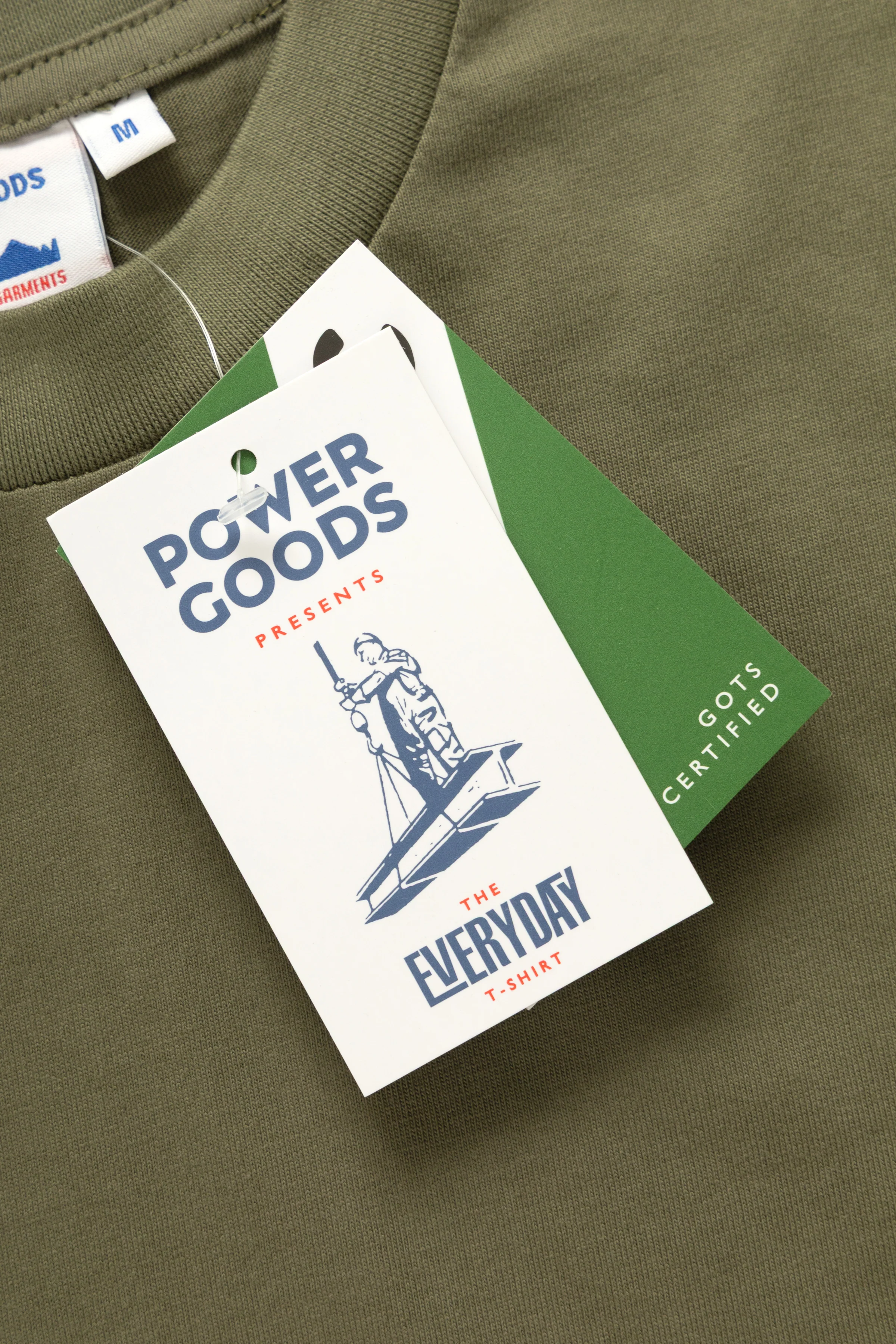 Power Goods - Everyday Tee - Olive - Image 2