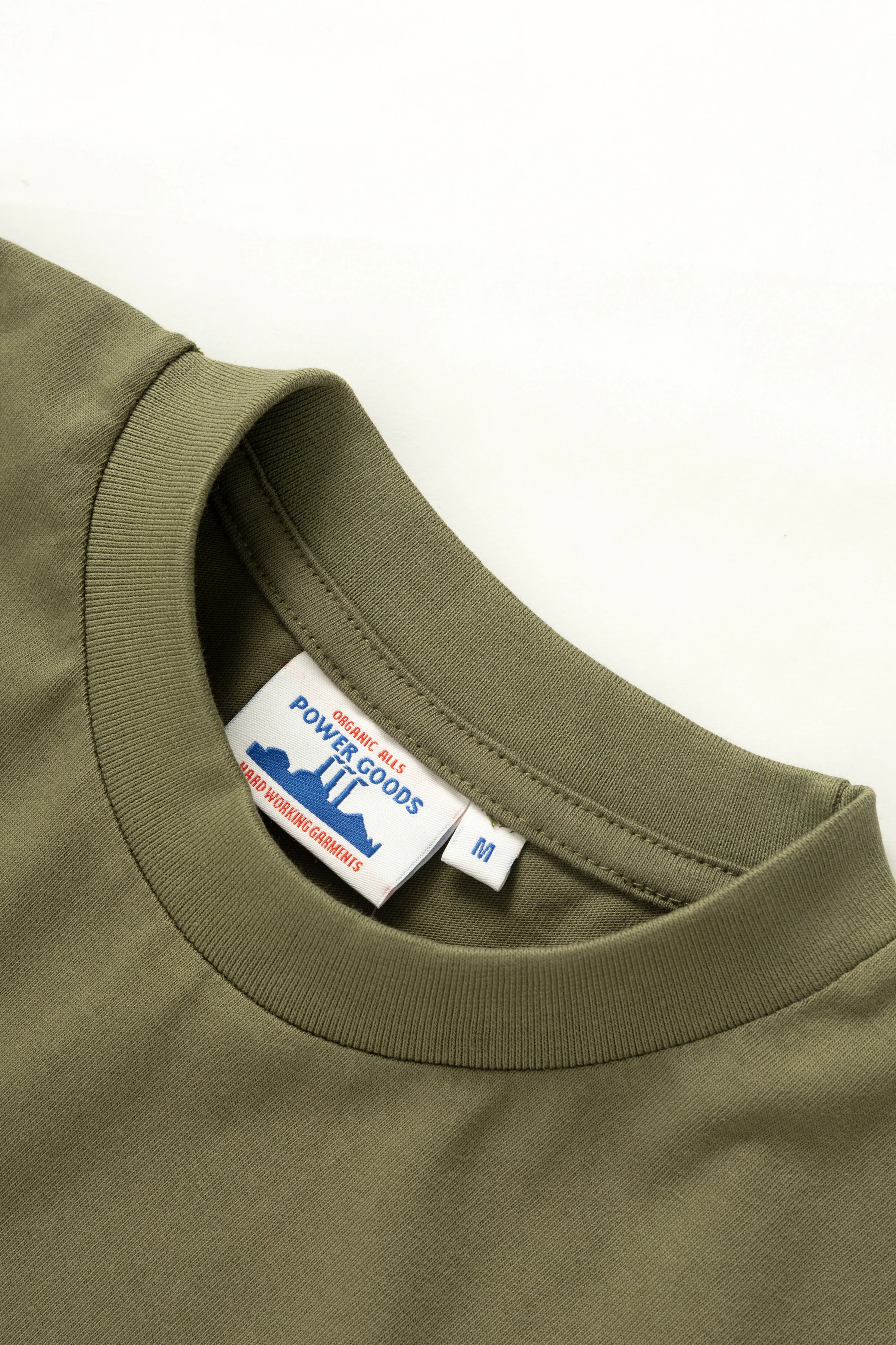 Power Goods - Everyday Tee - Olive - Image 4
