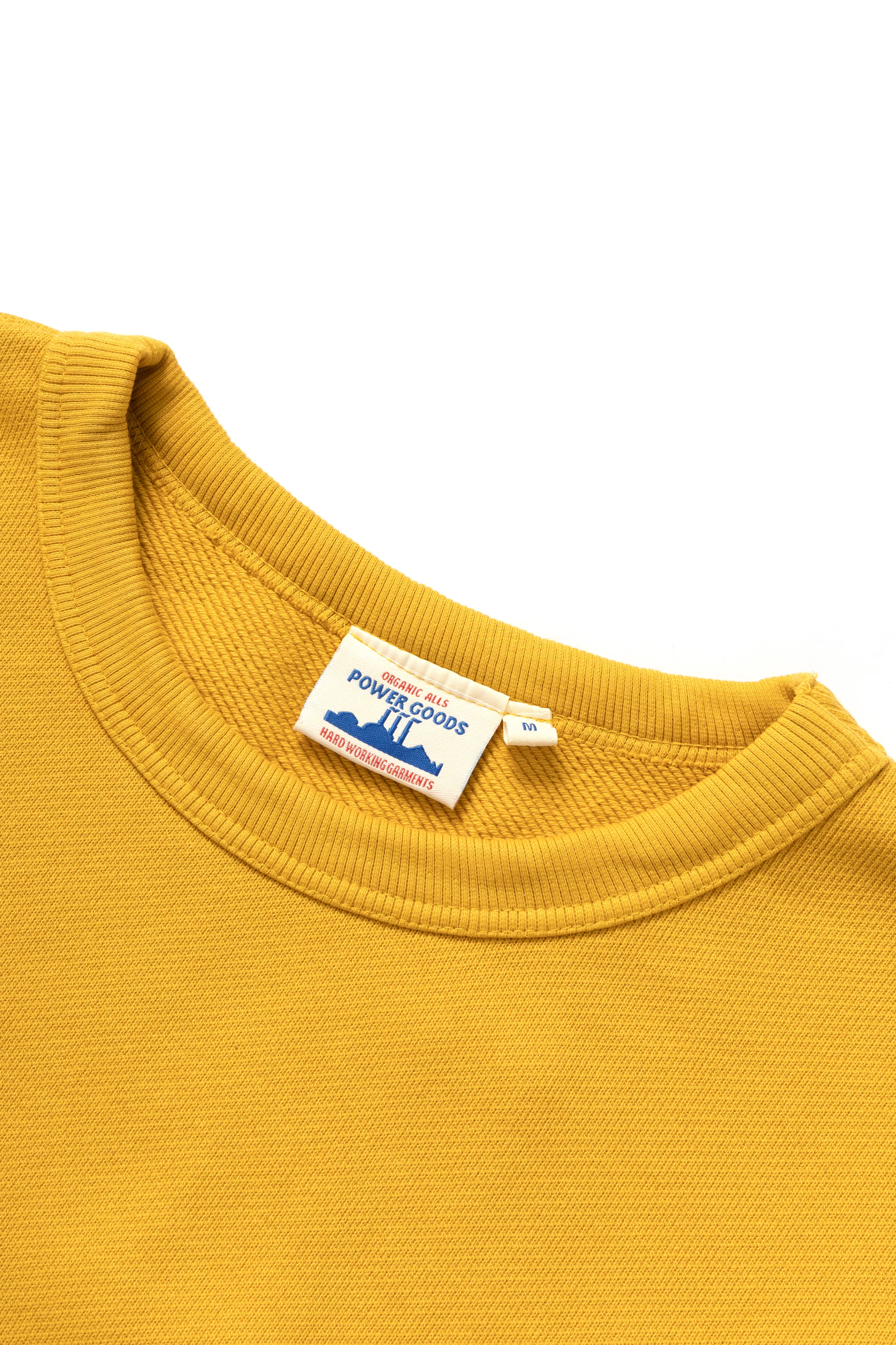 Power Goods - Loopback Crewneck - Sunflower - Image 3