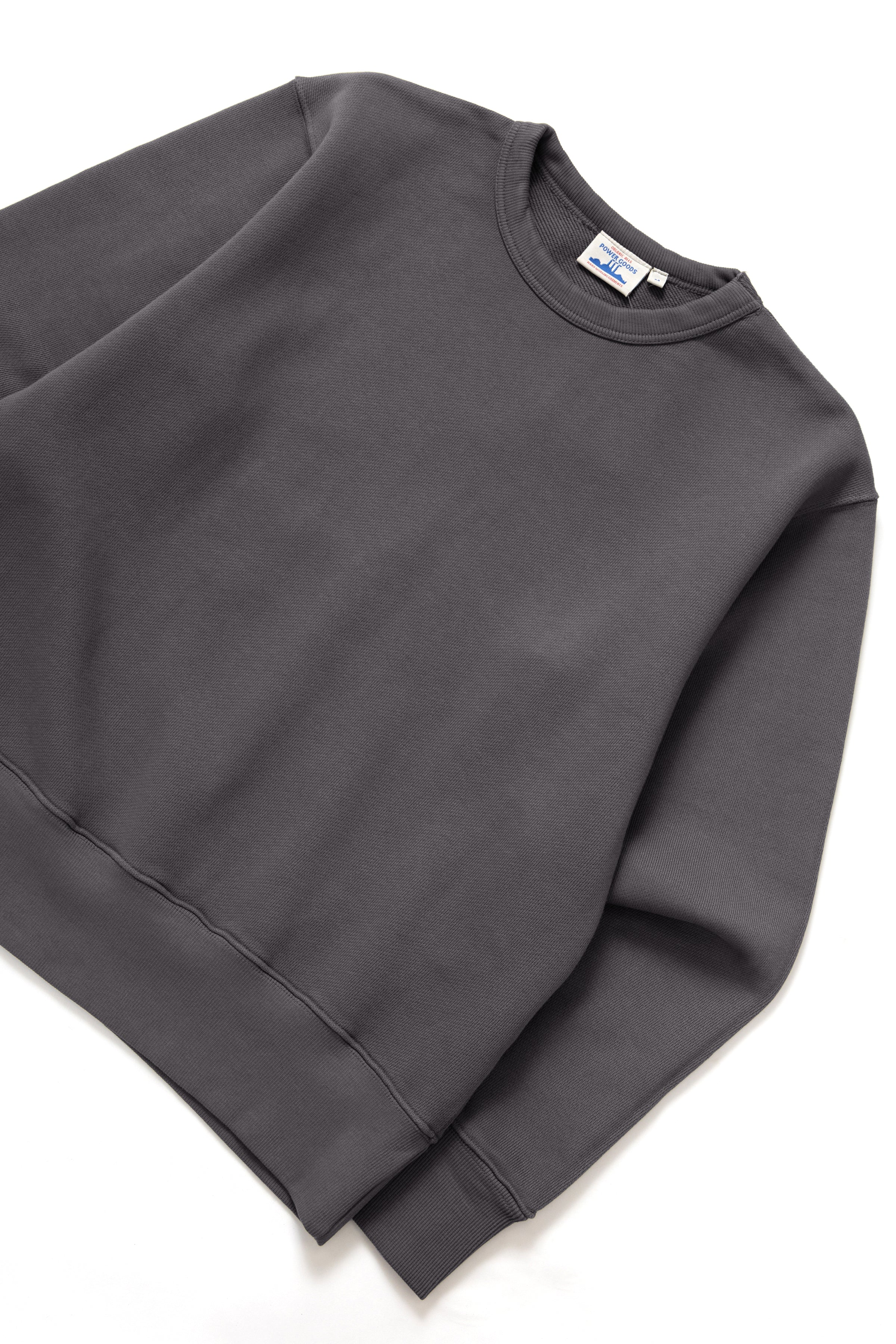 Power Goods - Loopback Crewneck - Washed Black - Image 4
