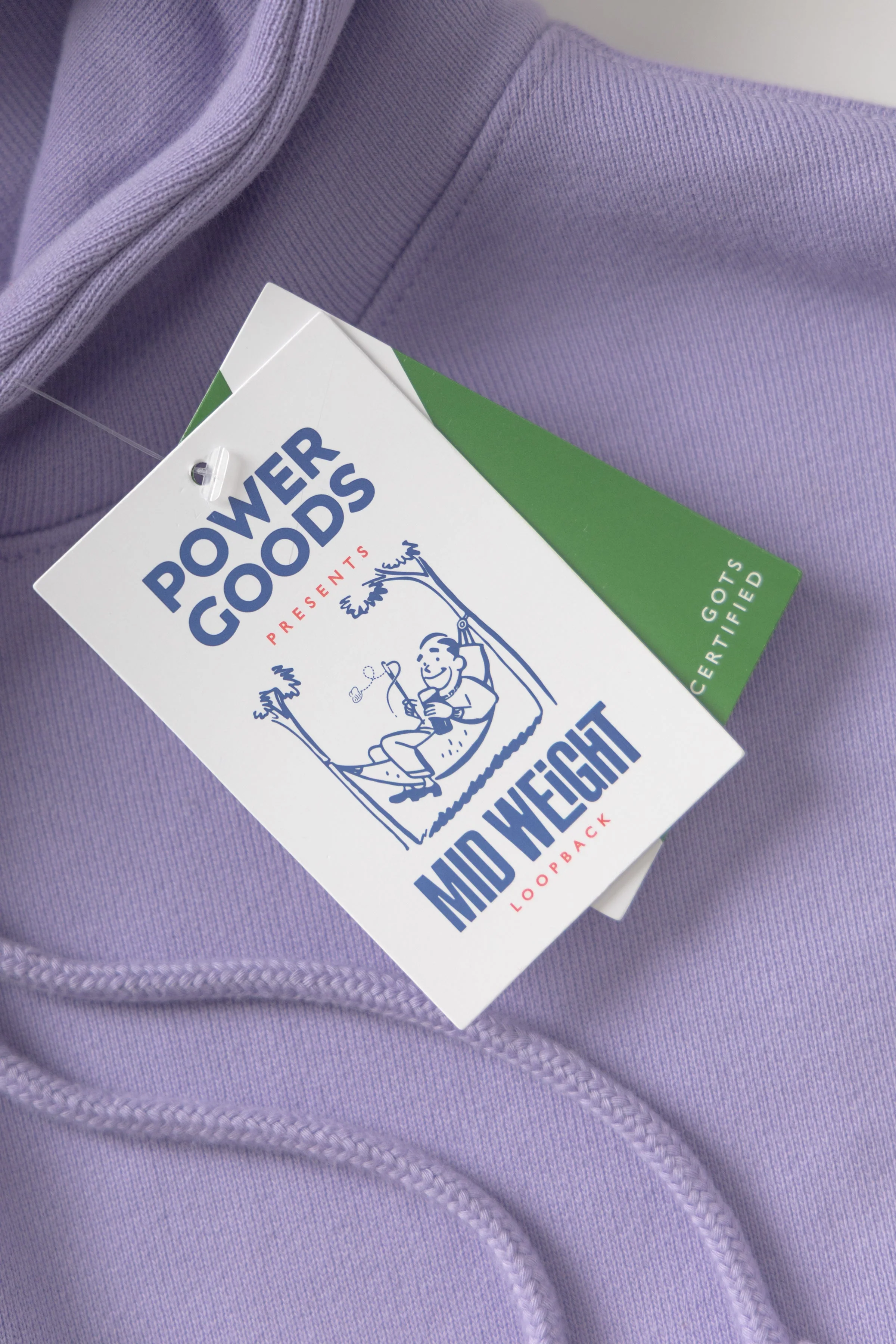 Power Goods - Loopback Hoodie - Dusty Violet - Image 7