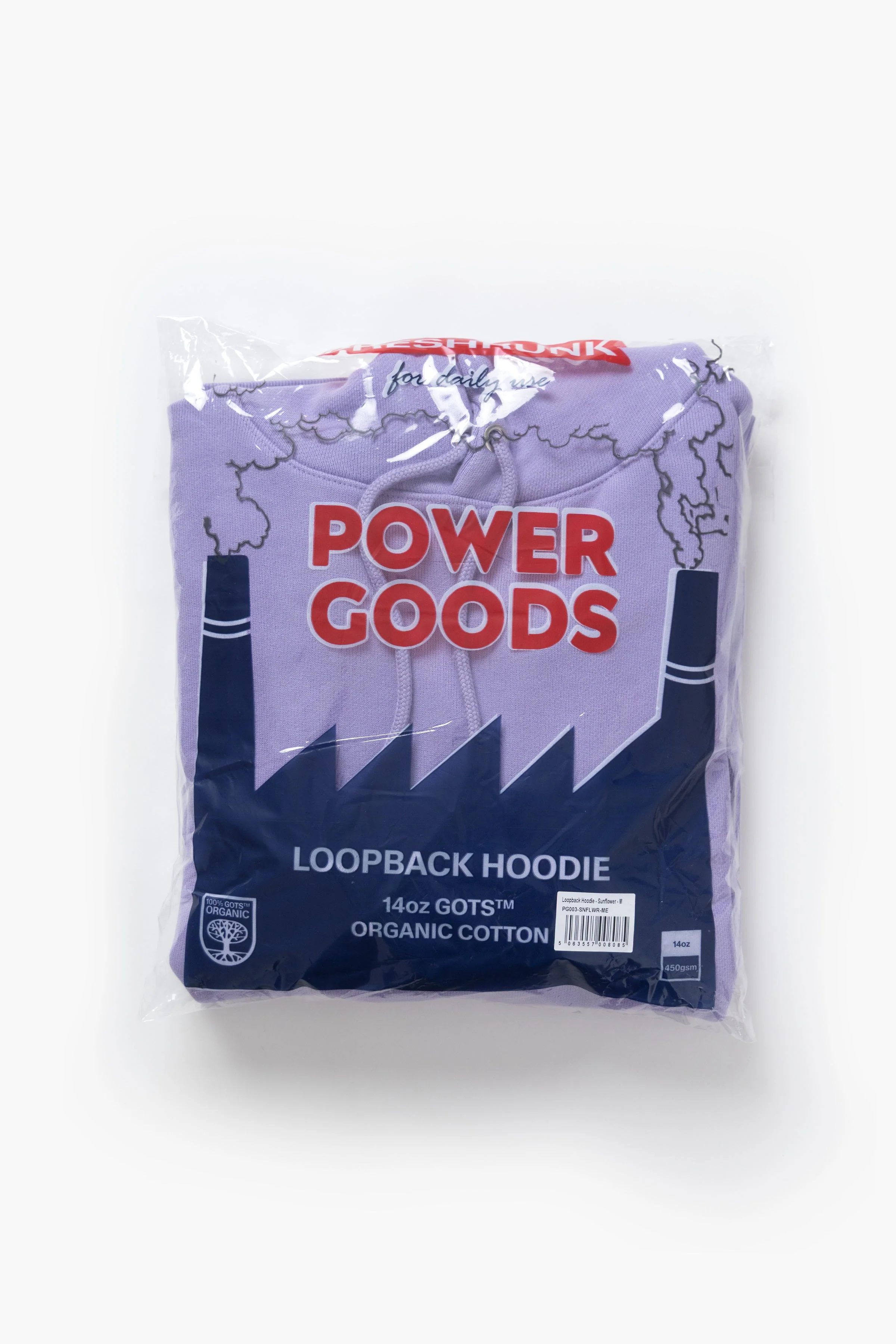 Power Goods - Loopback Hoodie - Dusty Violet - Image 8