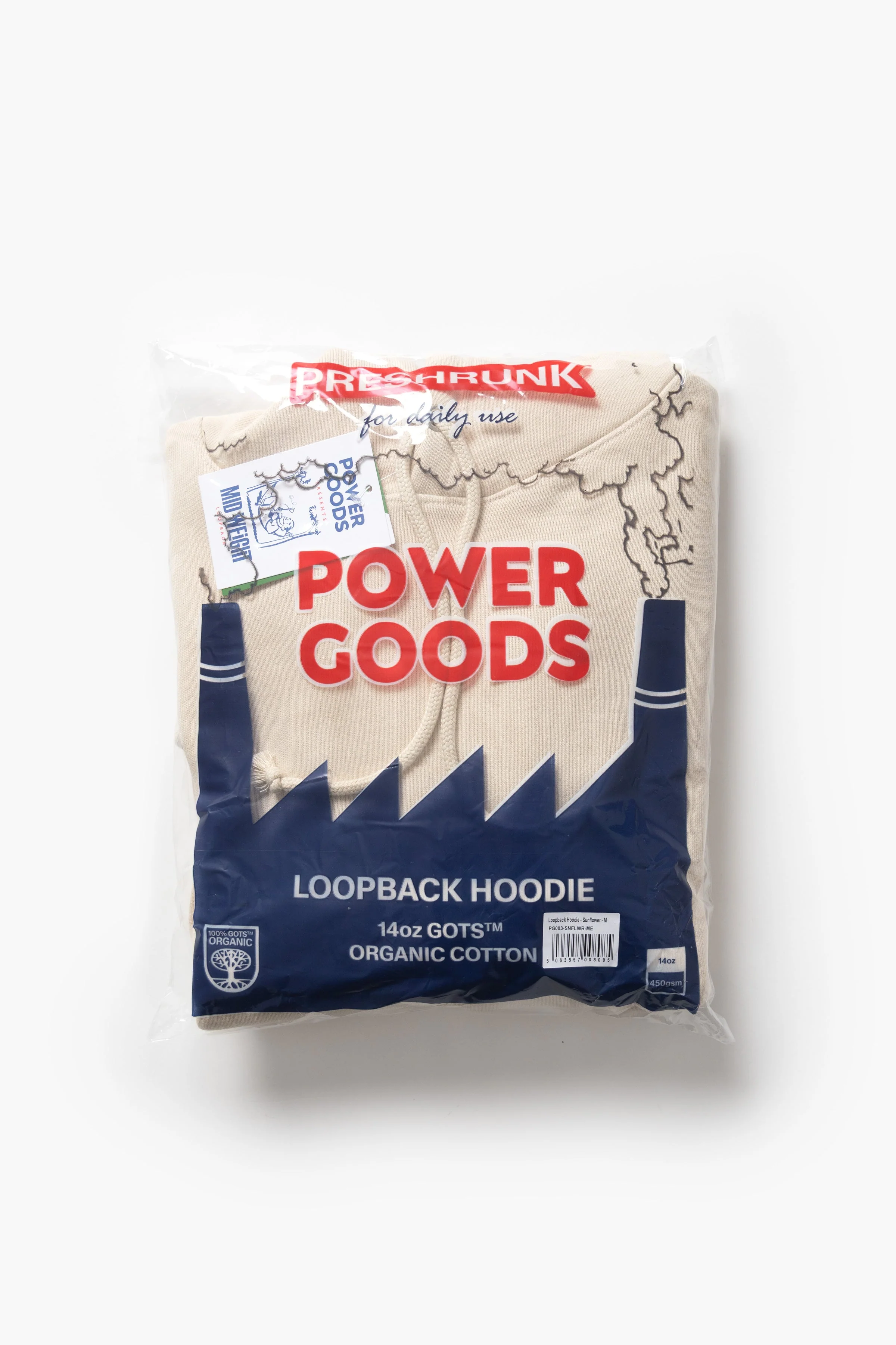 Power Goods - Loopback Hoodie - Putty - Image 8