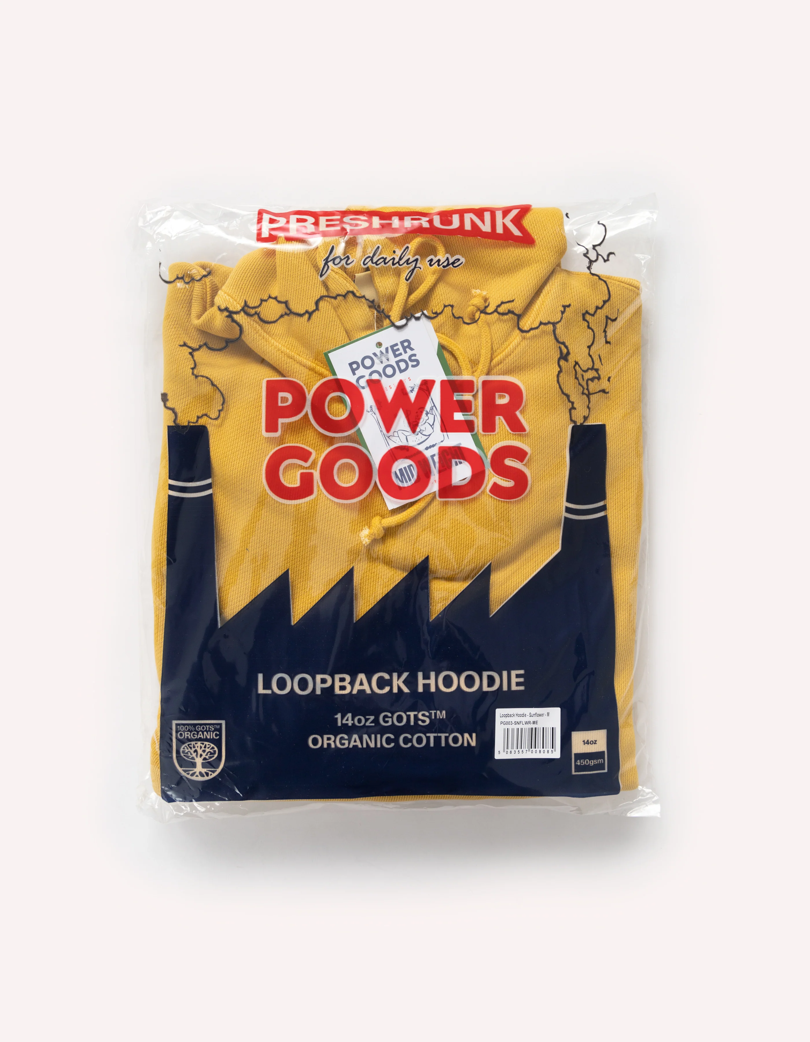 Power Goods - Loopback Hoodie - Sunflower - Image 8