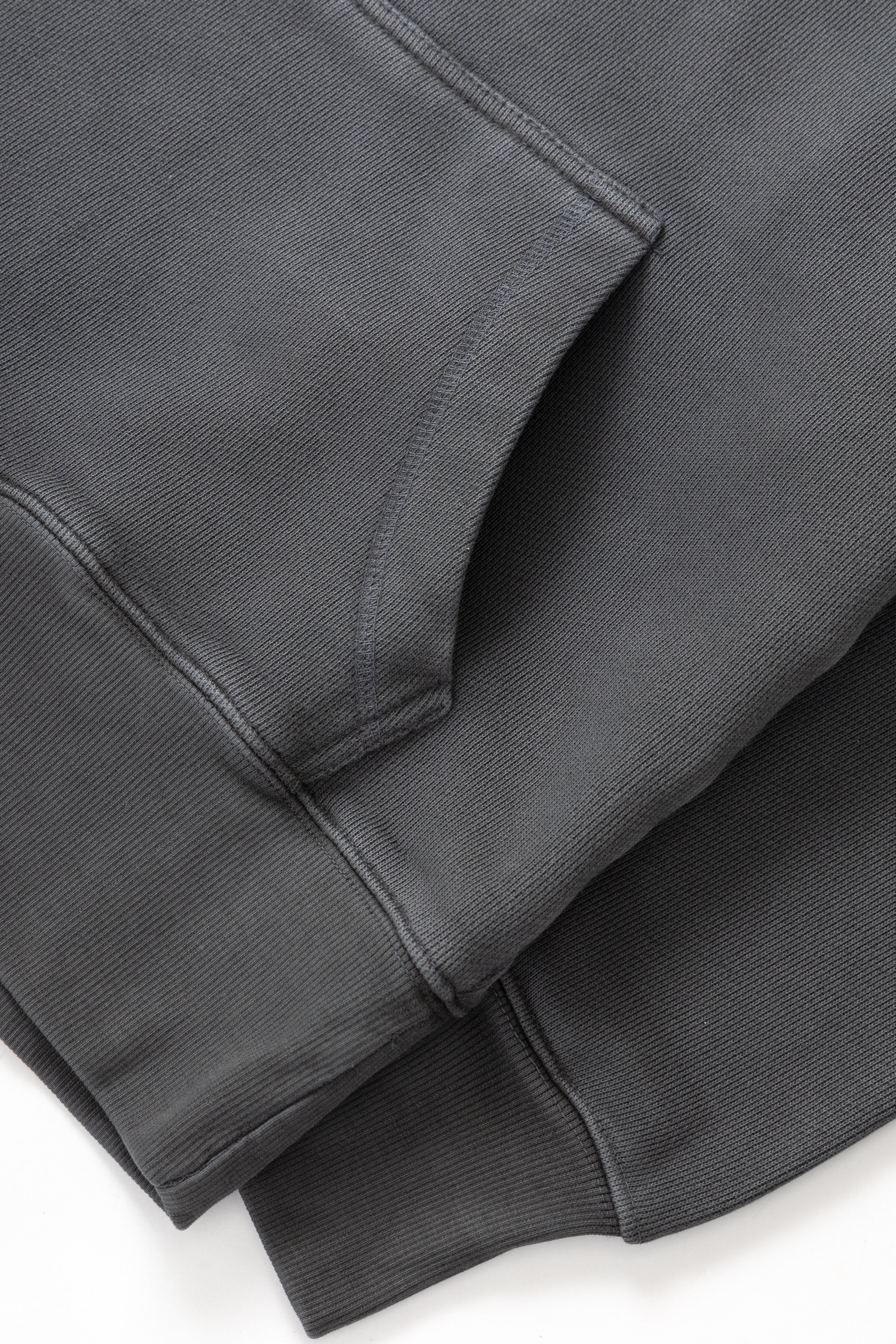 Power Goods - Loopback Hoodie - Washed Black - Image 5