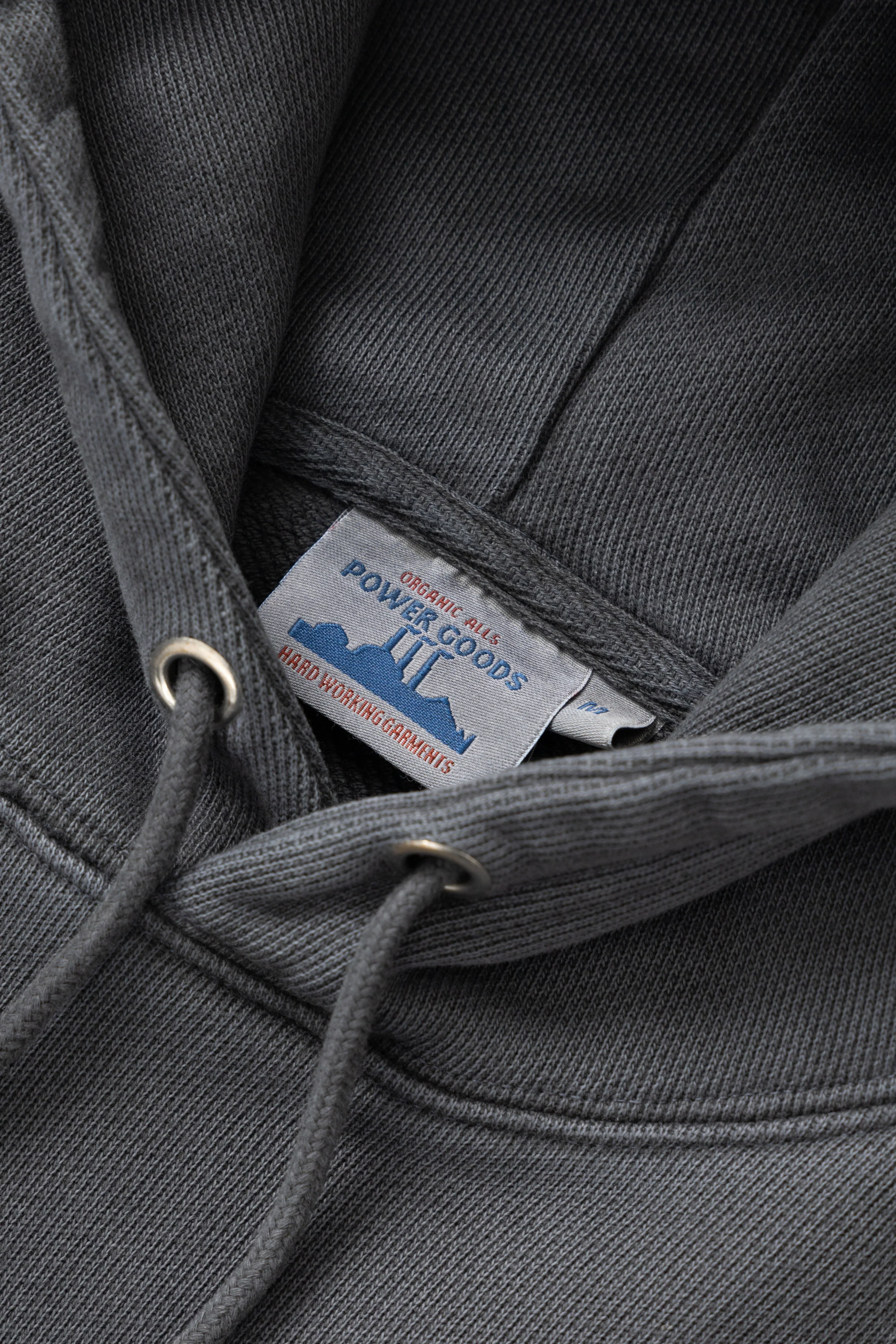 Power Goods - Loopback Hoodie - Washed Black - Image 7