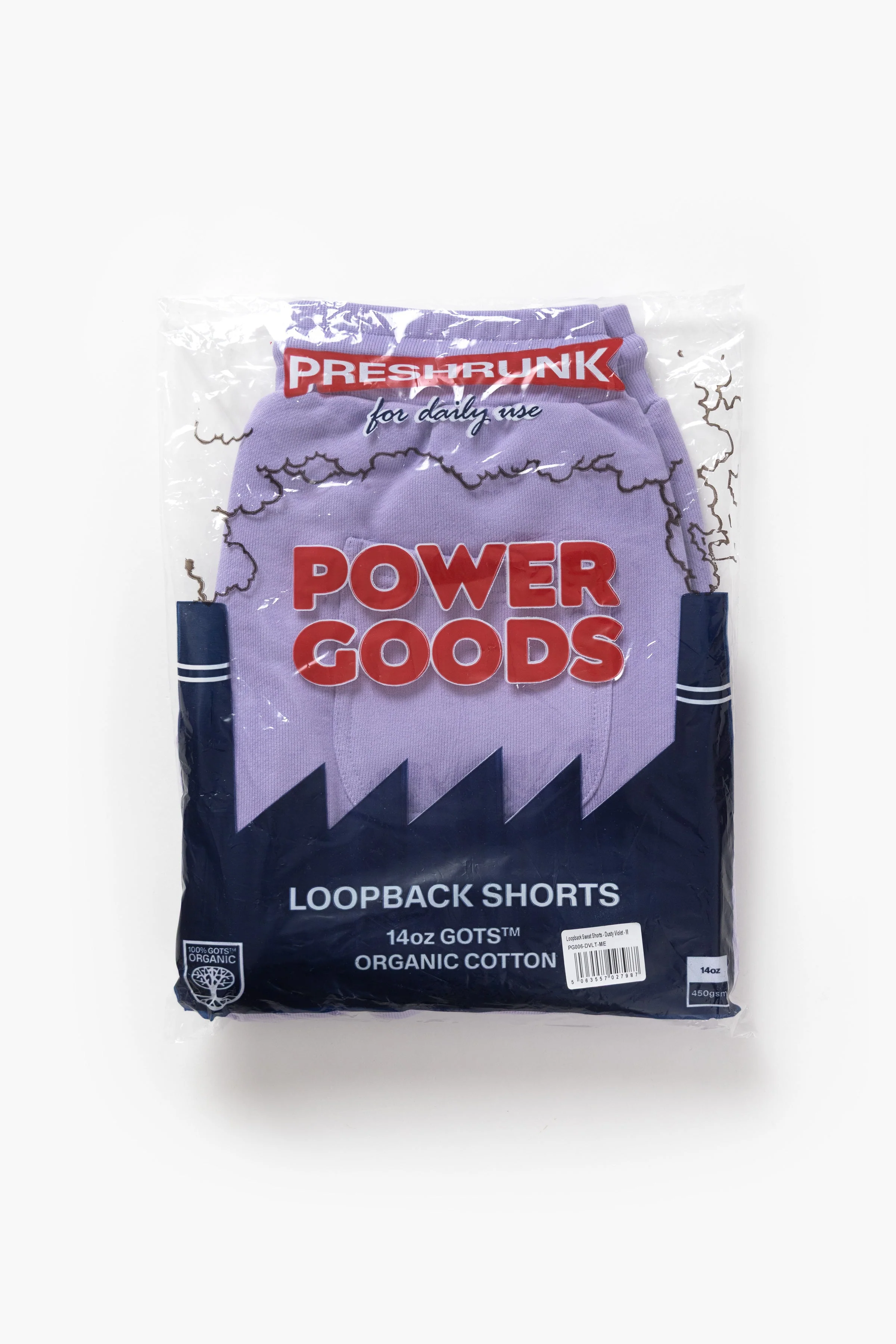 Power Goods - Loopback Sweat Shorts - Dusty Violet - Image 7
