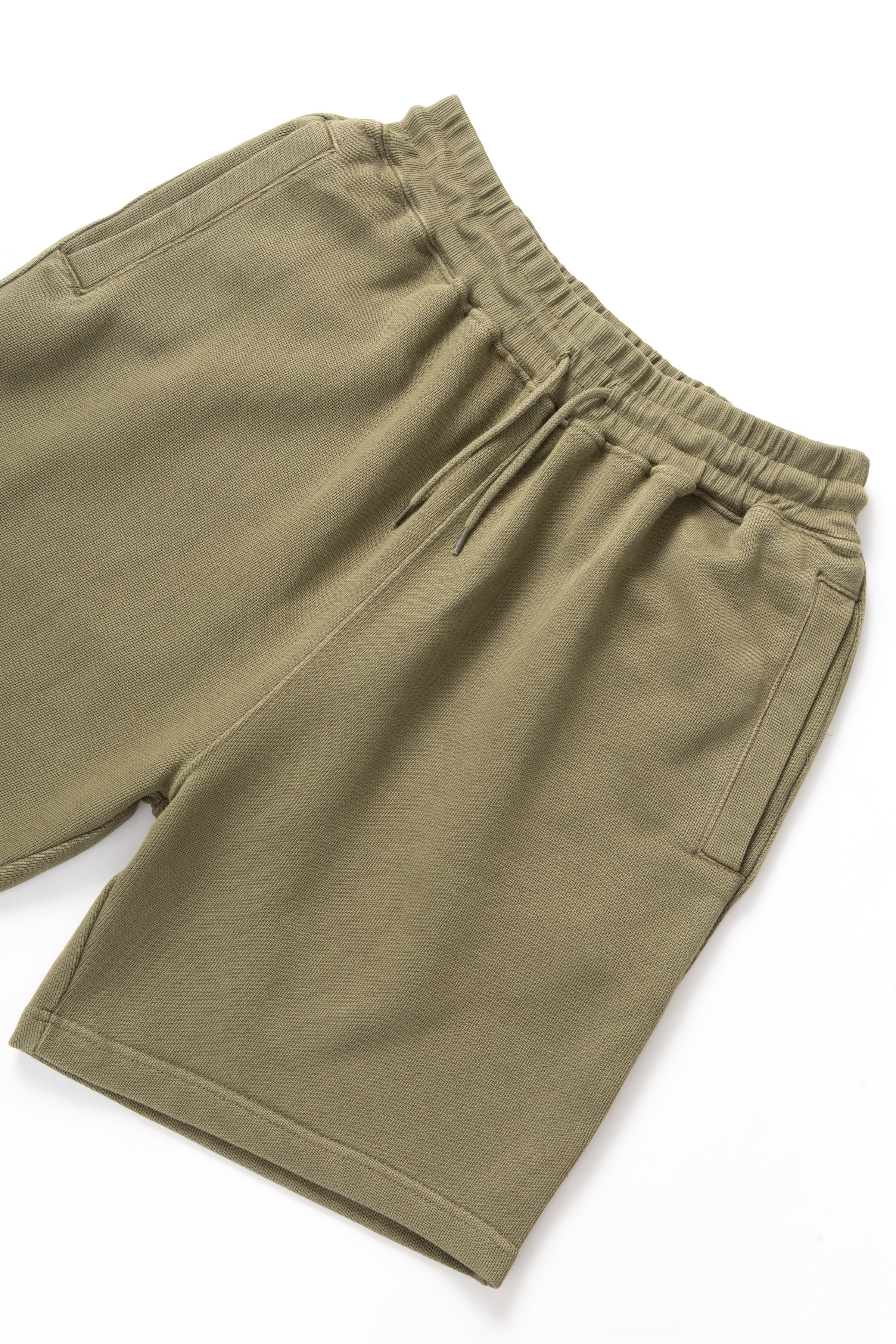 Power Goods - Loopback Sweat Shorts - Olive - Image 3