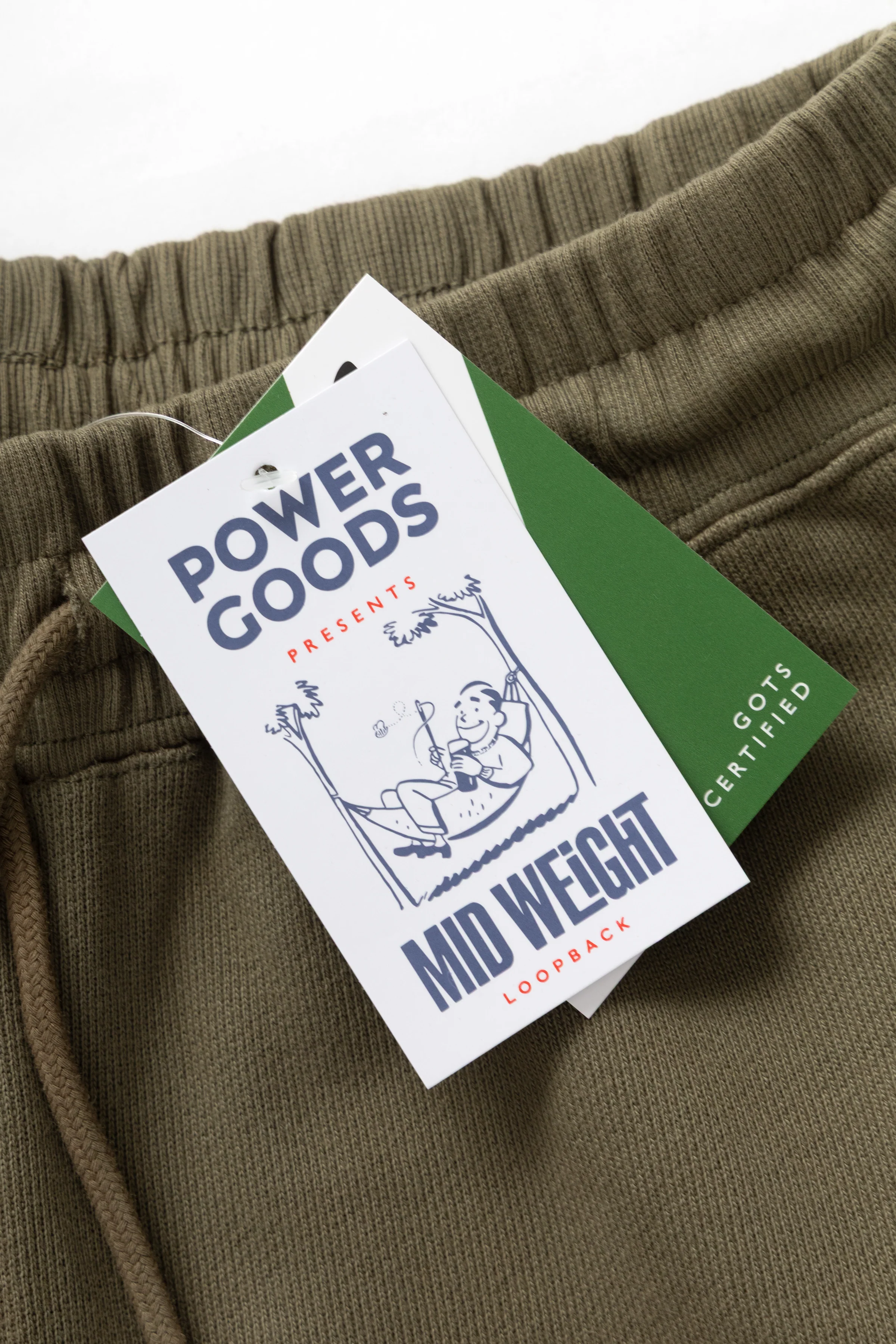 Power Goods - Loopback Sweatpants - Olive - Image 2