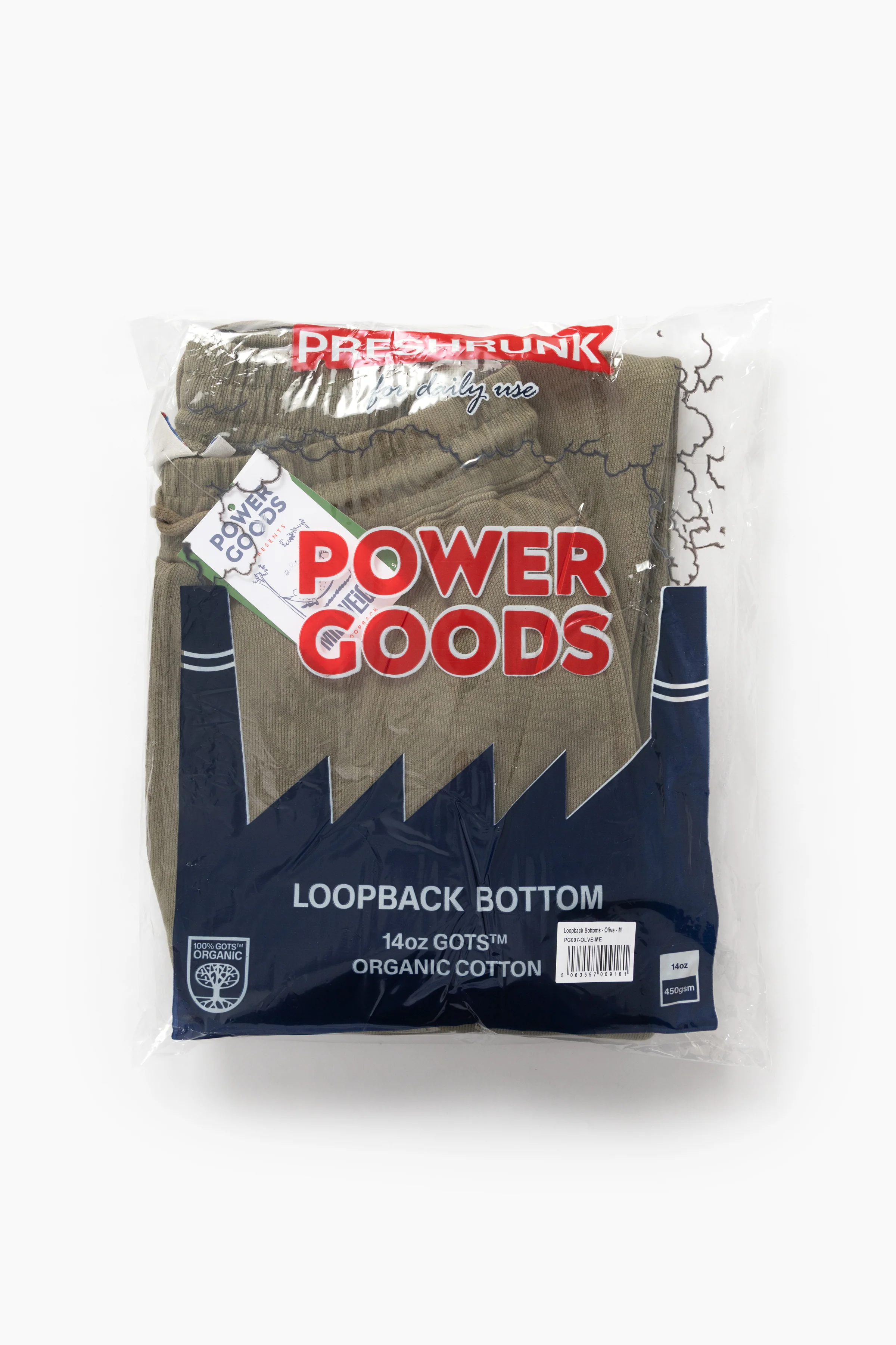 Power Goods - Loopback Sweatpants - Olive - Image 8