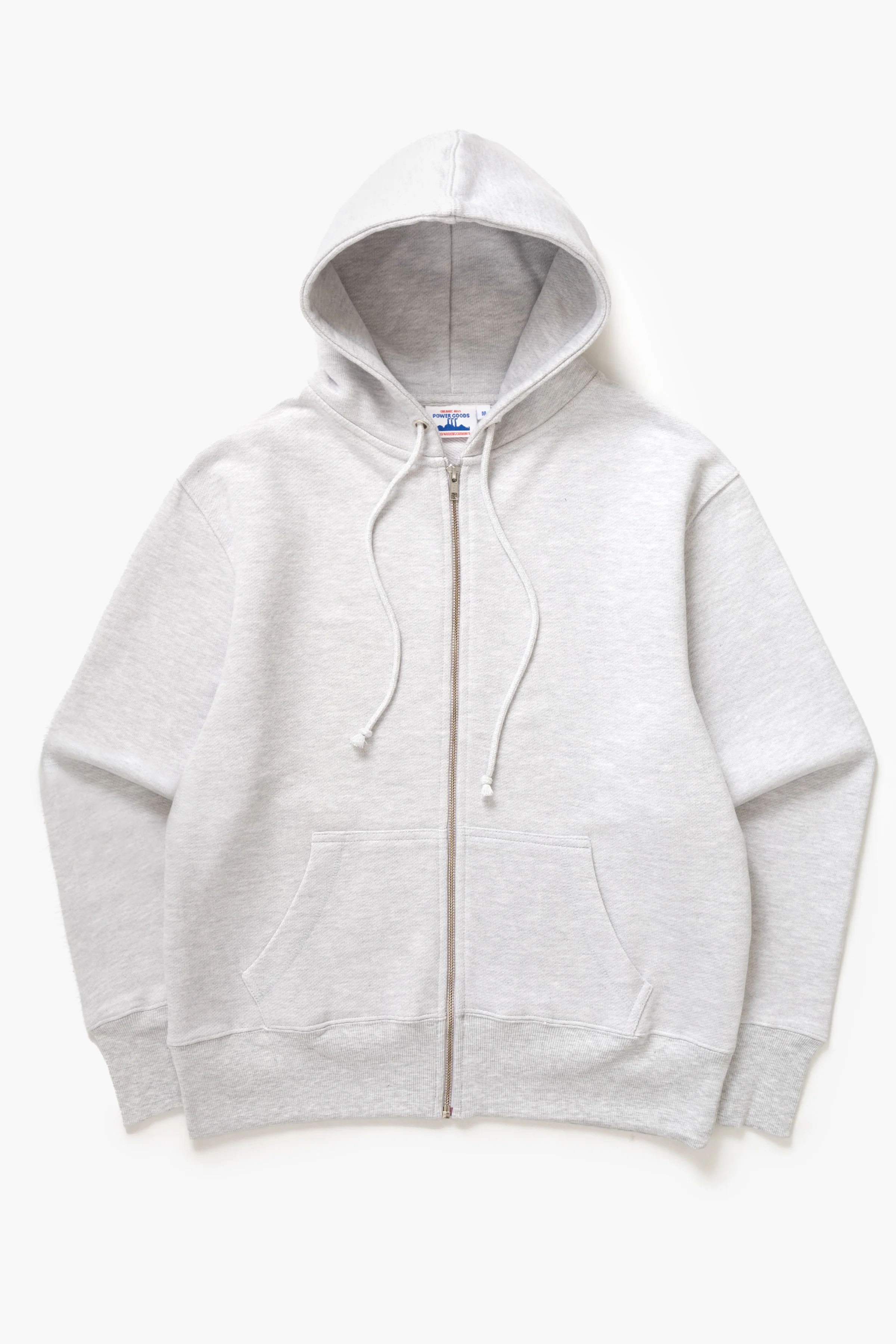 Power Goods - Loopback Zip Hoodie - Ash
