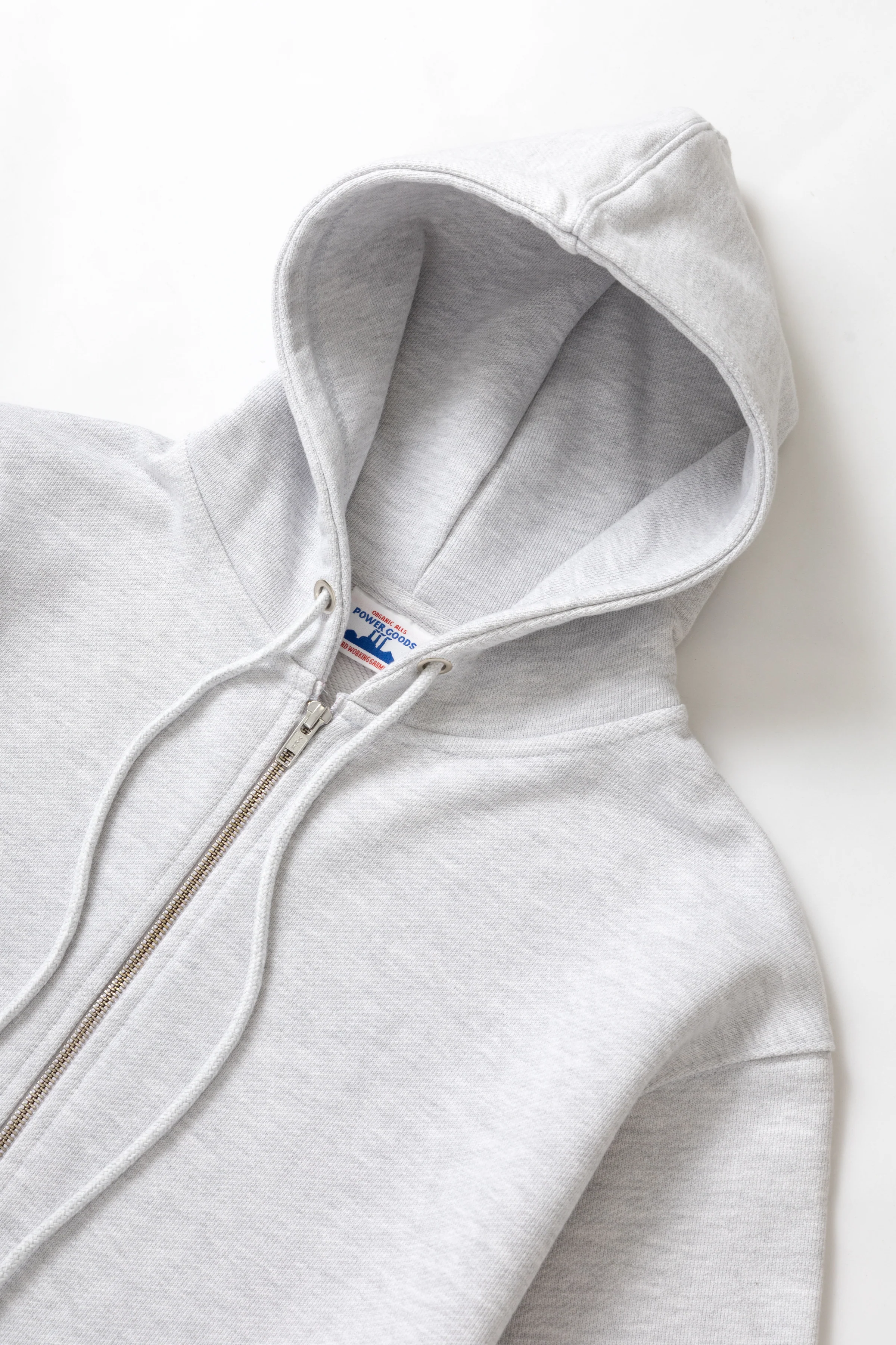 Power Goods - Loopback Zip Hoodie - Ash - Image 4