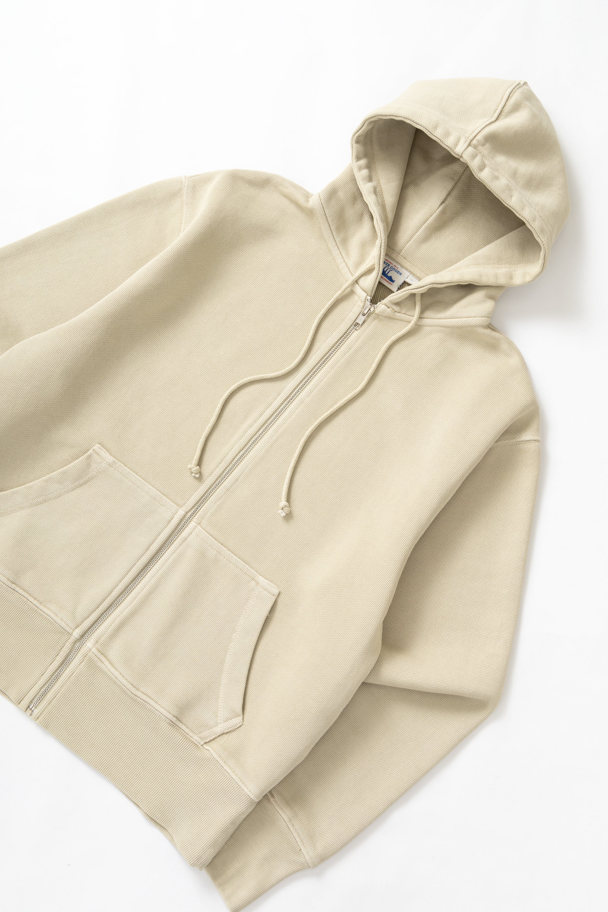 Power Goods - Loopback Zip Hoodie - Bone - Image 3