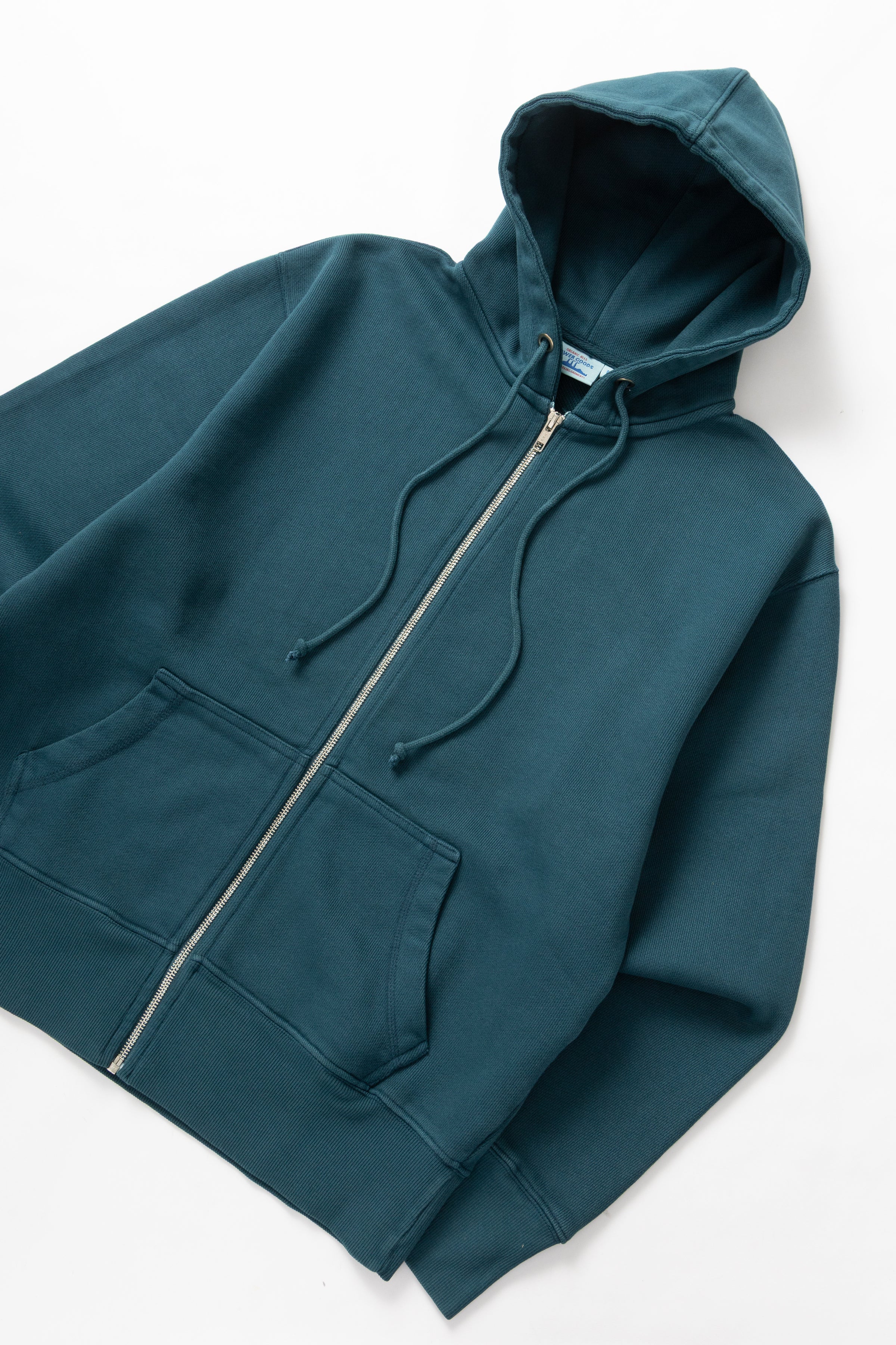 Power Goods - Loopback Zip Hoodie - Harbour - Image 3