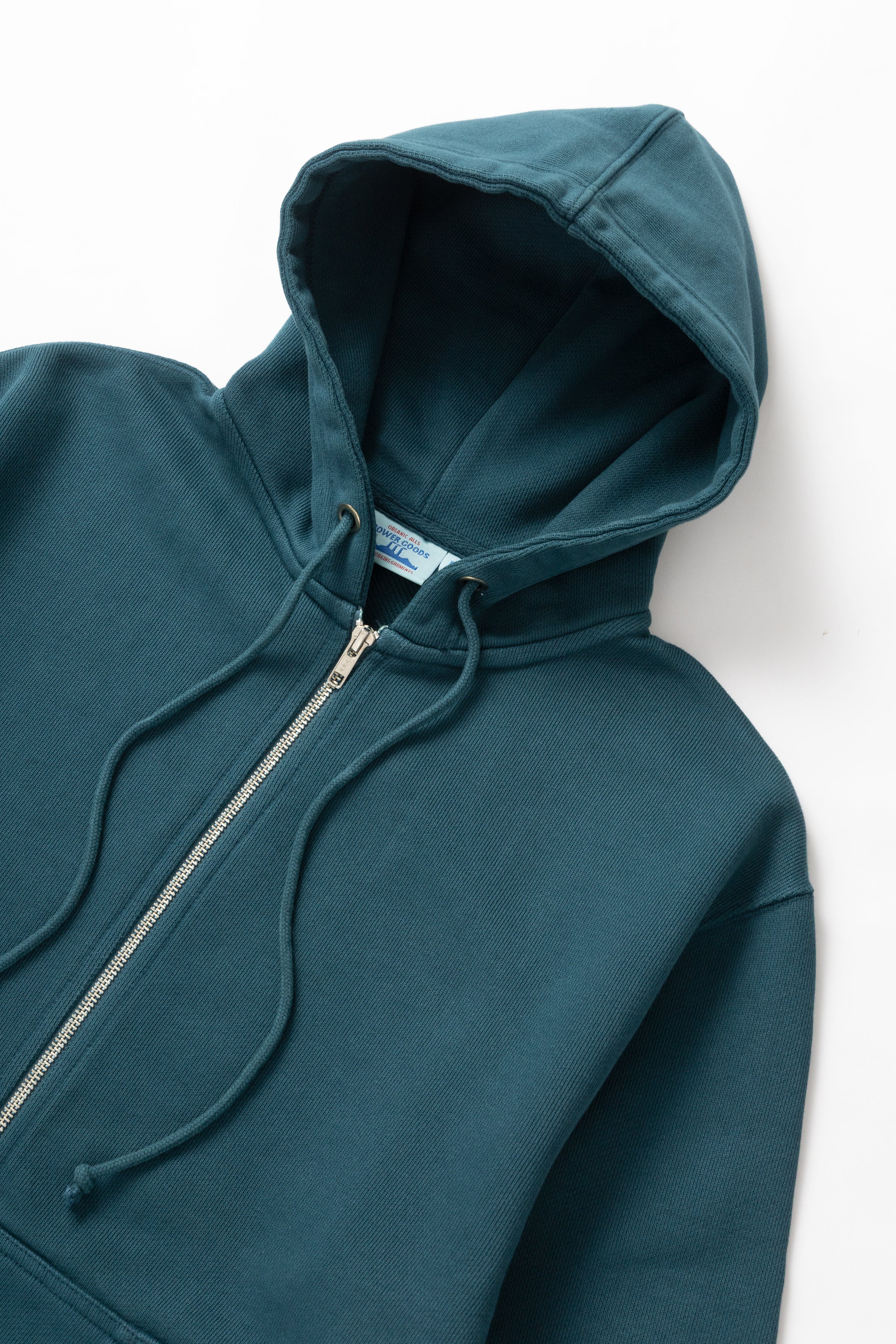 Power Goods - Loopback Zip Hoodie - Harbour - Image 4