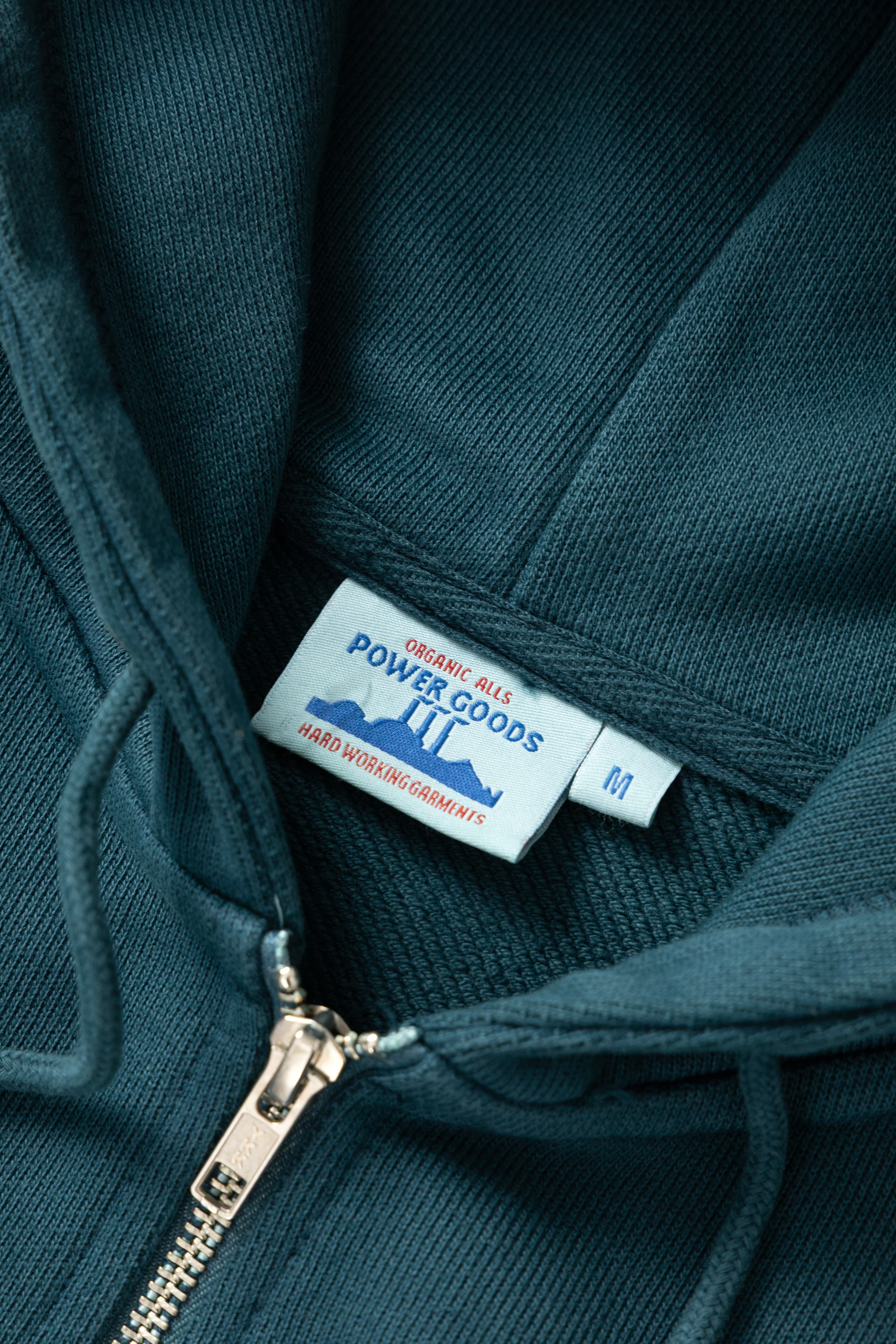 Power Goods - Loopback Zip Hoodie - Harbour - Image 5